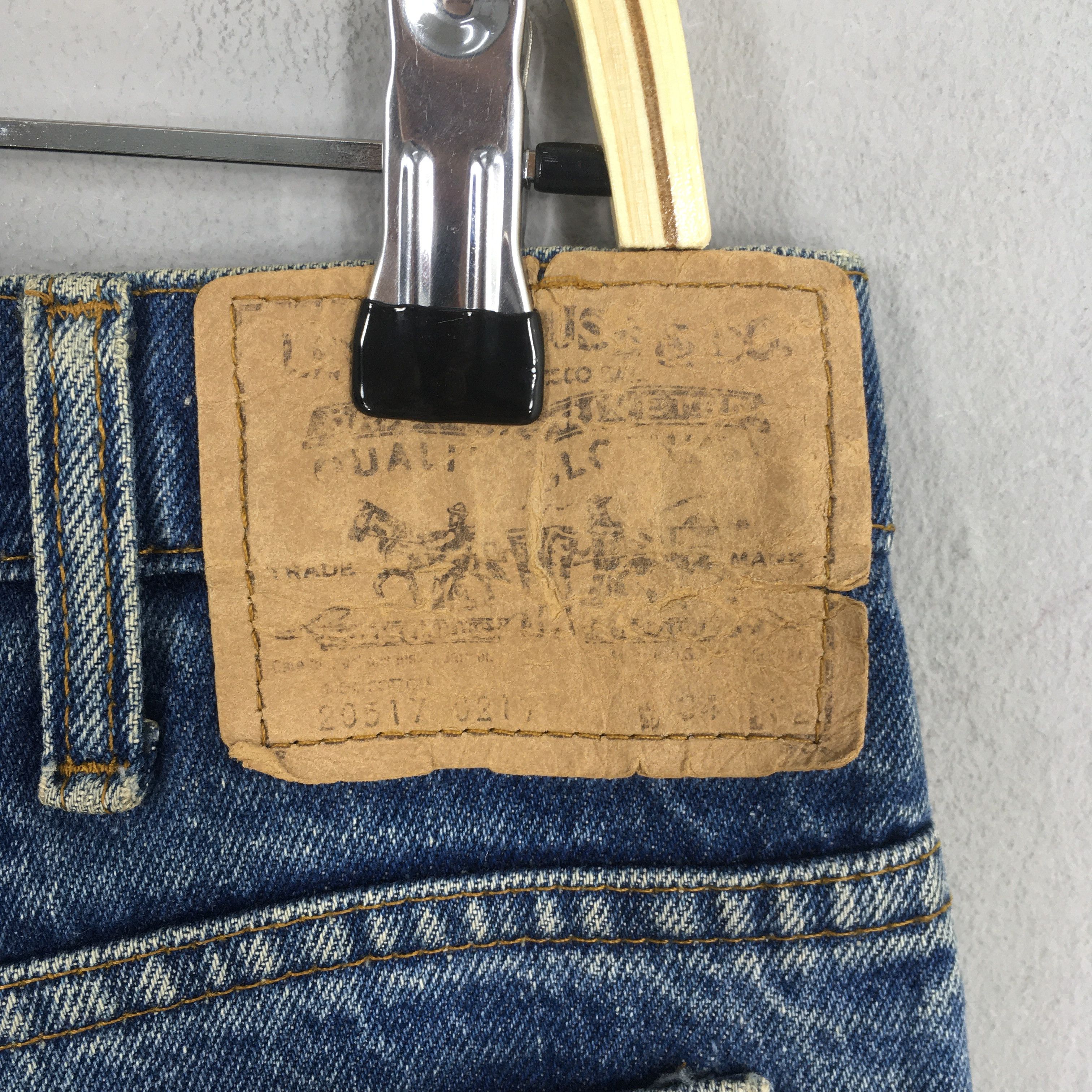 Levi's Size 31X26.5 Levi's 517 Stonewash Flare Bootcut Jeans S894 Size 31" - 11 Thumbnail