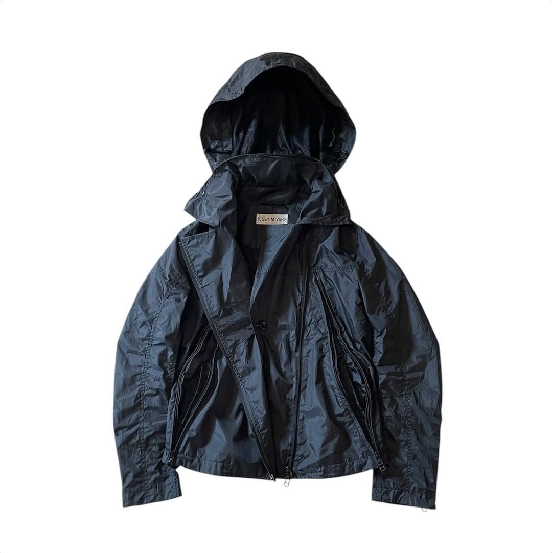 Issey Miyake ISSEY MIYAKE FW13 Assymetrical Zip Design Nylon Jacket Size L / US 10 / IT 46 - 3 Thumbnail