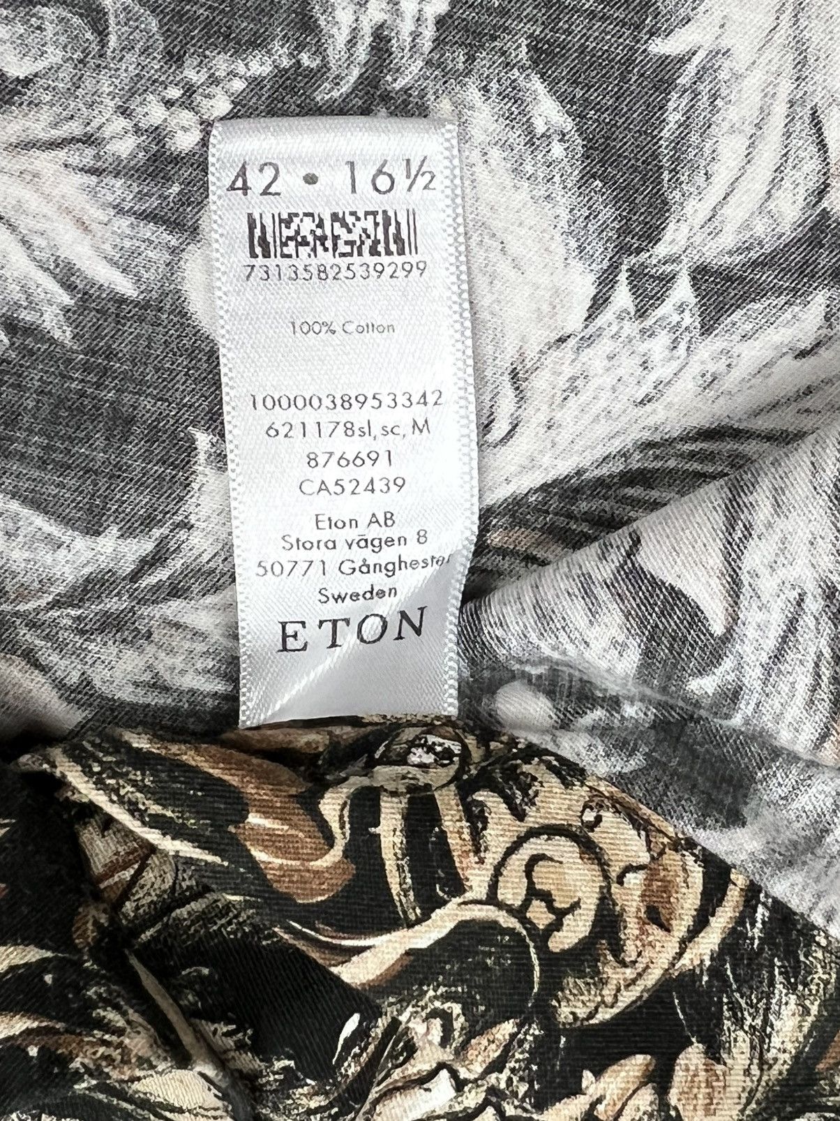 Eton Eton Floral Print Casual Shirt Size 42 Size US L / EU 52-54 / 3 - 8 Thumbnail
