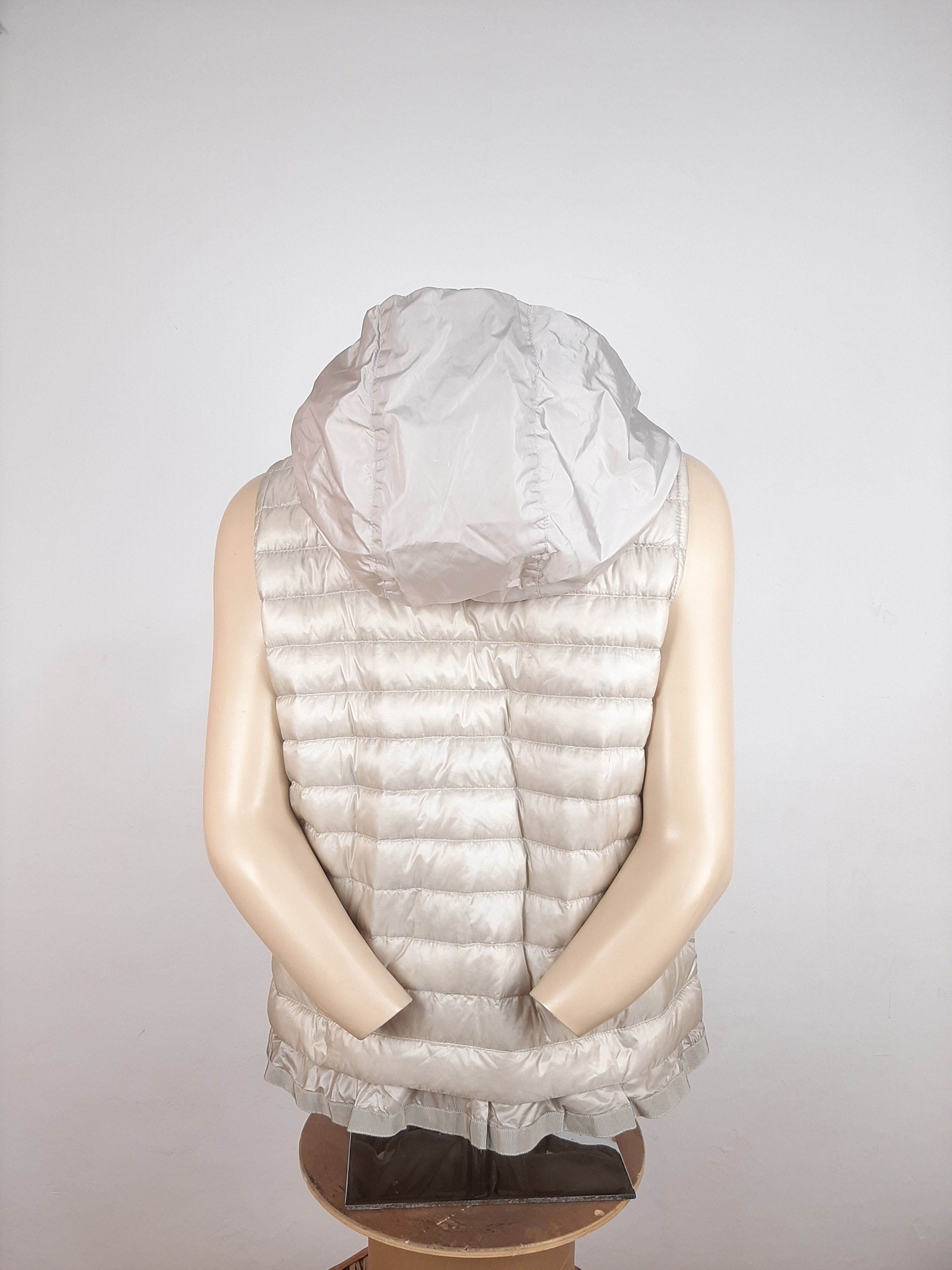 Moncler Moncler Lucila Gilet Off White Women's Size 4 Down Vest Size XL / US 12-14 / IT 48-50 - 4 Thumbnail