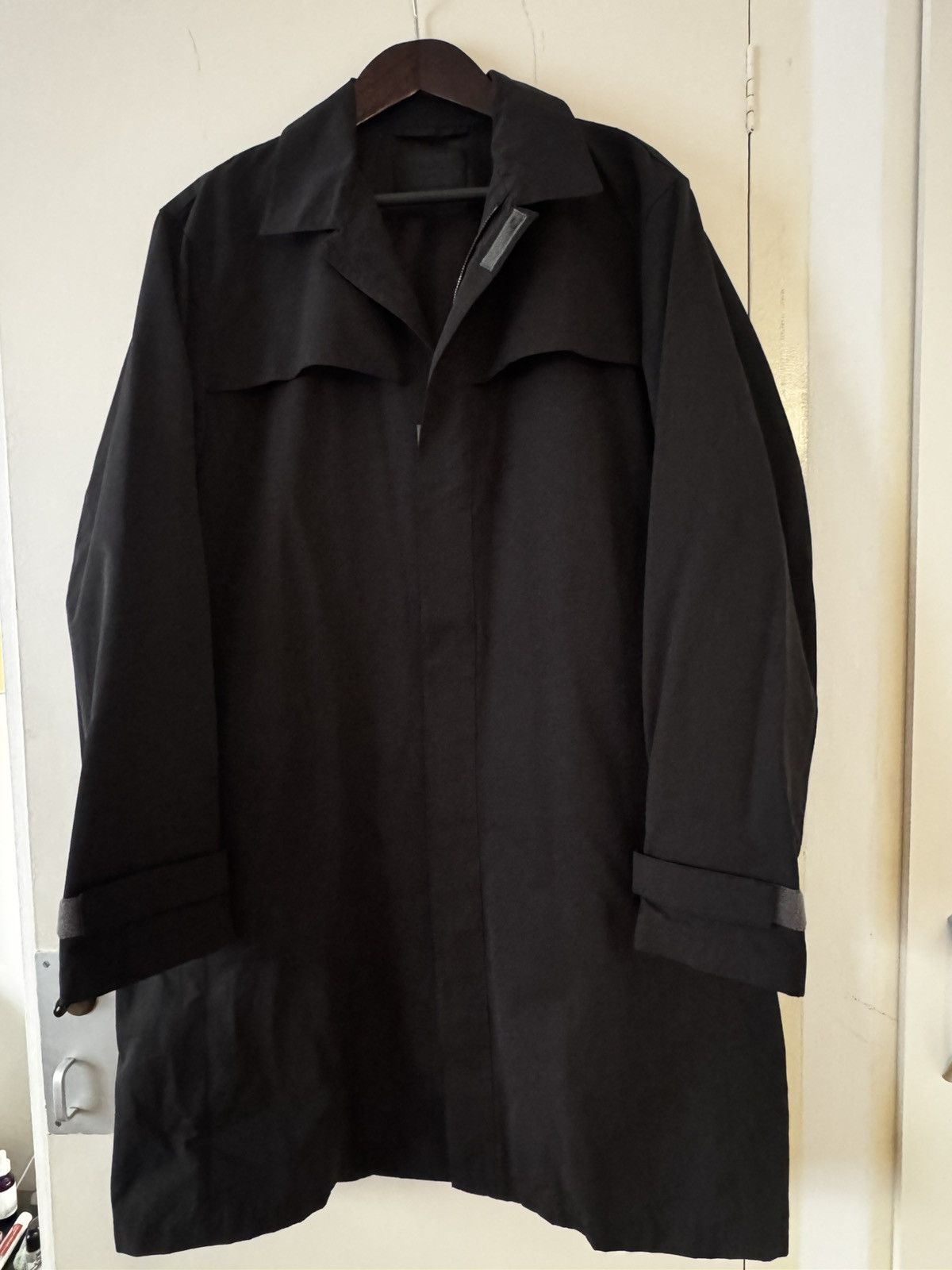 Prada Prada Technical Nylon Mac Raincoat Black Size L Size US L / EU 52-54 / 3 - 1 Thumbnail