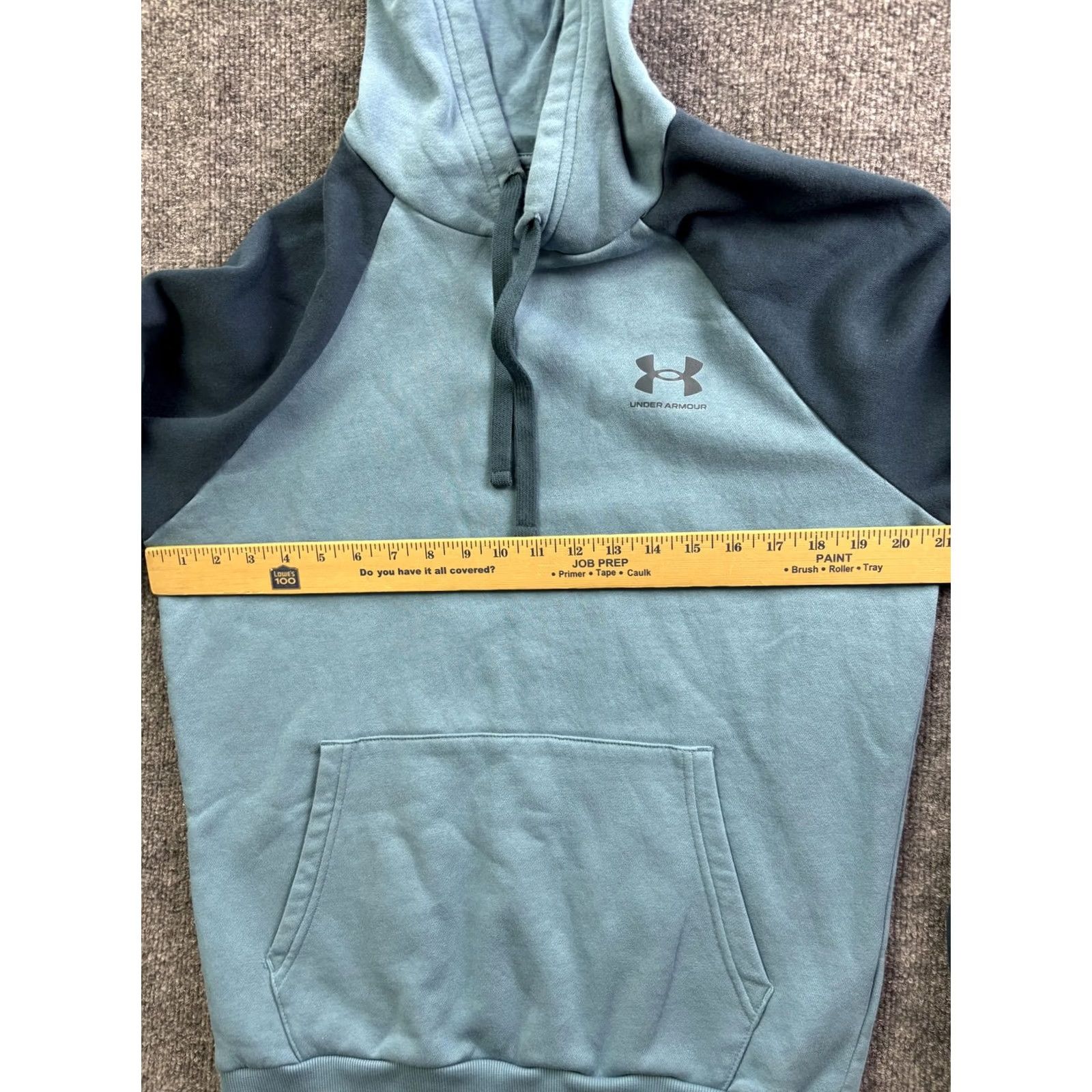 Under Armour Under Armour Hoodie Mens Small Blue Pullover Fleece Sweatshirt Logo Athletic Size US S / EU 44-46 / 1 - 3 Thumbnail
