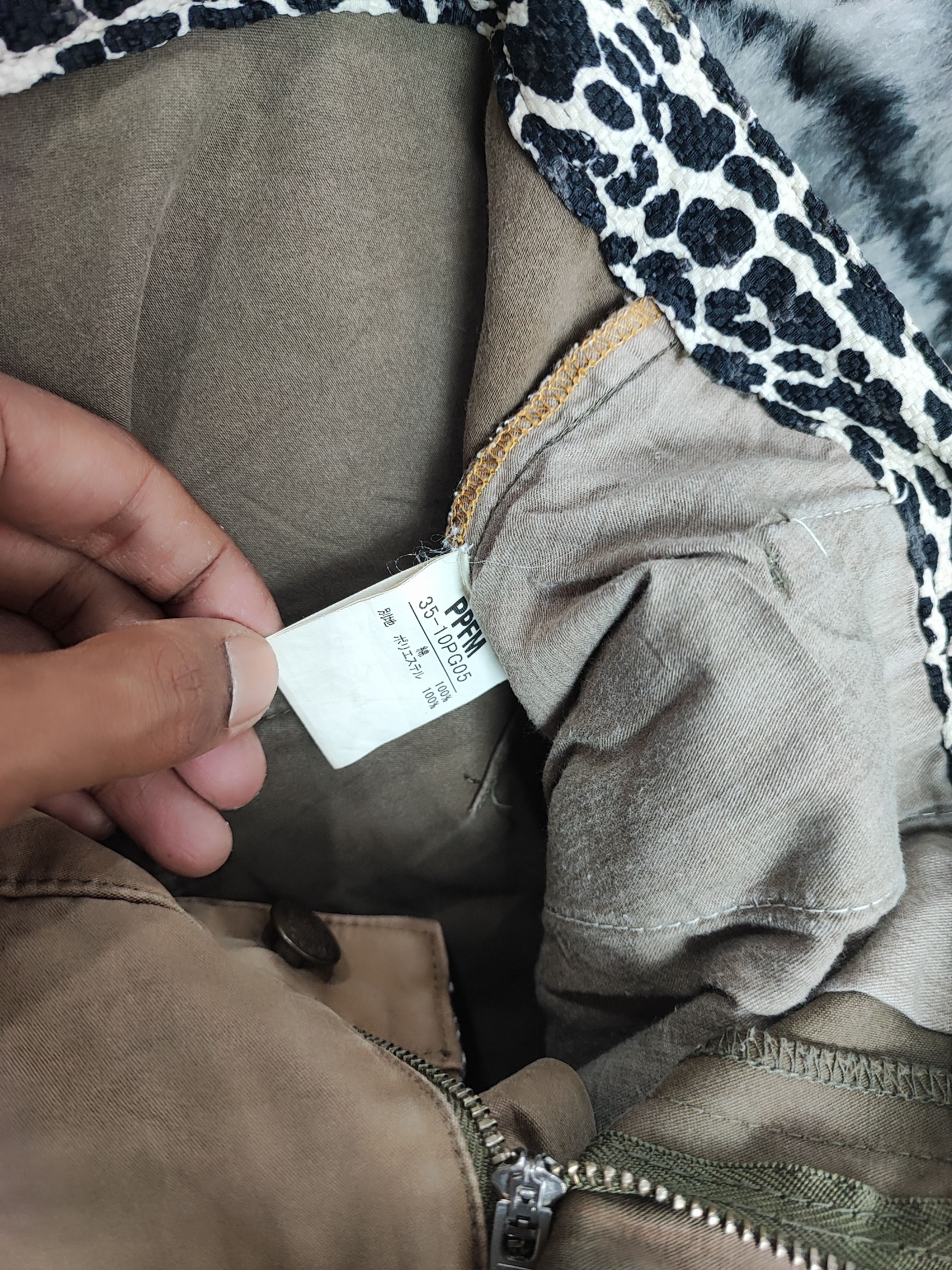 Le Grande Bleu (L.G.B.) PPFM Bondage Distressed Brown Cargo Pants Size US 32 / EU 48 - 17 Thumbnail