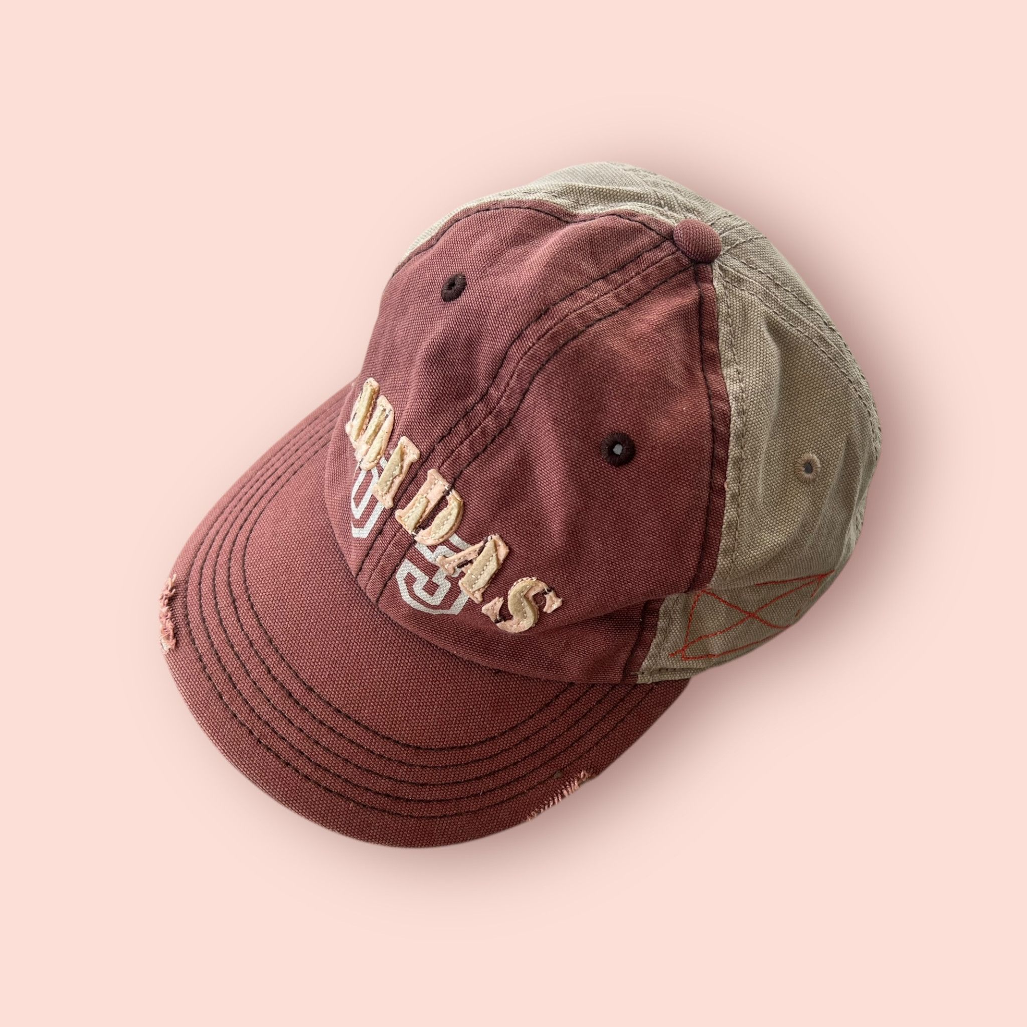 Adidas × Japanese Brand × Vintage DISTRESSED ADIDAS ALWAYS COOL STRAPBACK CAP Size ONE SIZE - 7 Thumbnail