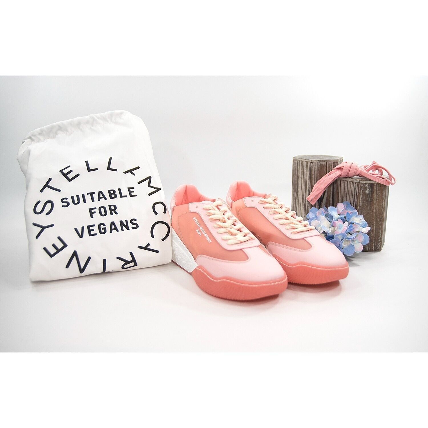 Stella McCartney Stella McCarney Rose Loop Oversize Vegan Leather Sneaker Size US 8 / IT 38 - 1 Thumbnail
