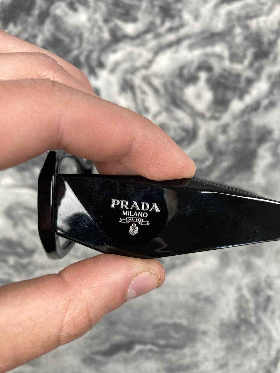 Prada Prada Symbole Sunglasses Women Black Size ONE SIZE - 5 Thumbnail