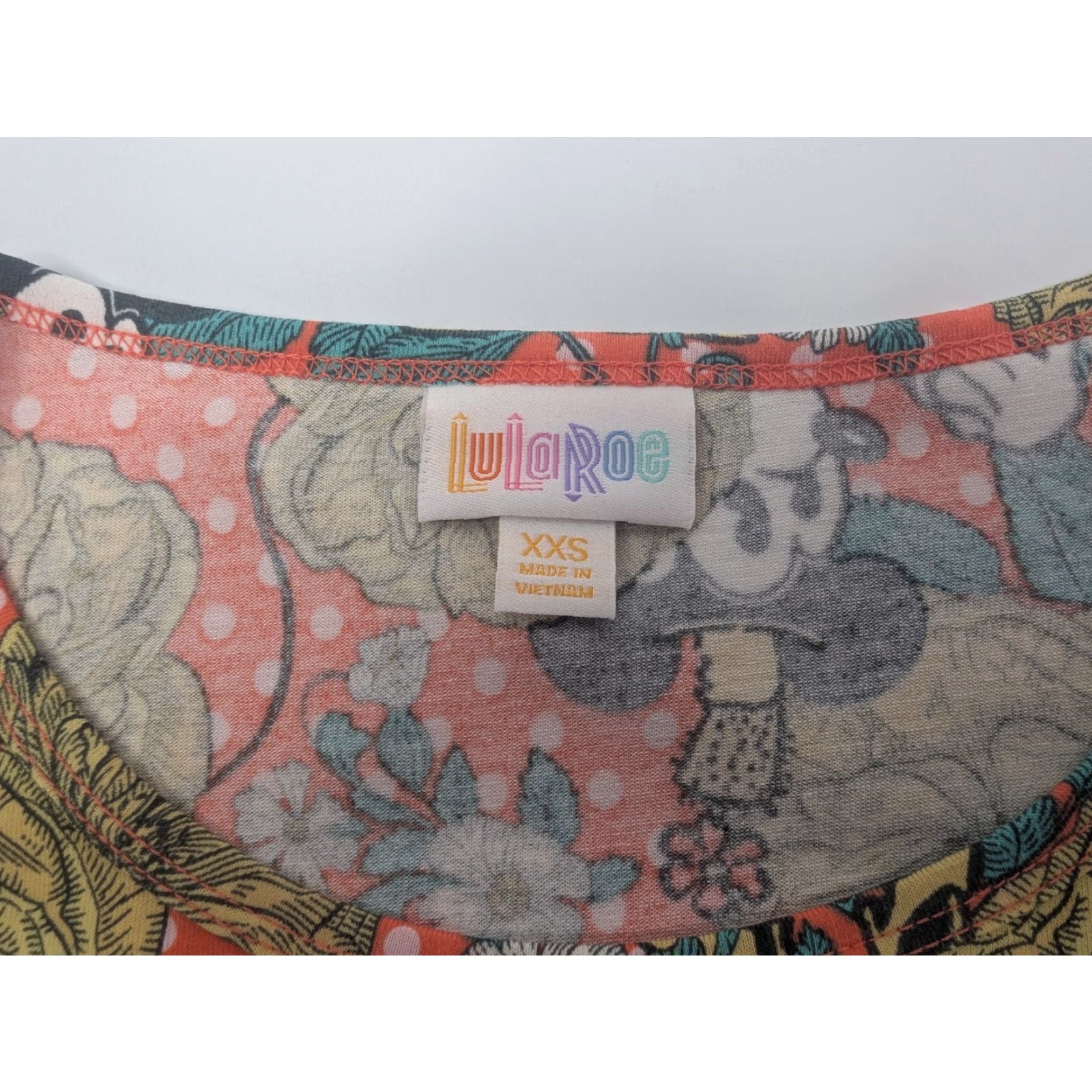 Vintage VINTAGE LuLaRoe Irma Shirt Disney Polka Dot Mickey Minnie Mouse Womens Sz 2XS Tunic Size XXS / US 00 / IT 34 - 5 Thumbnail