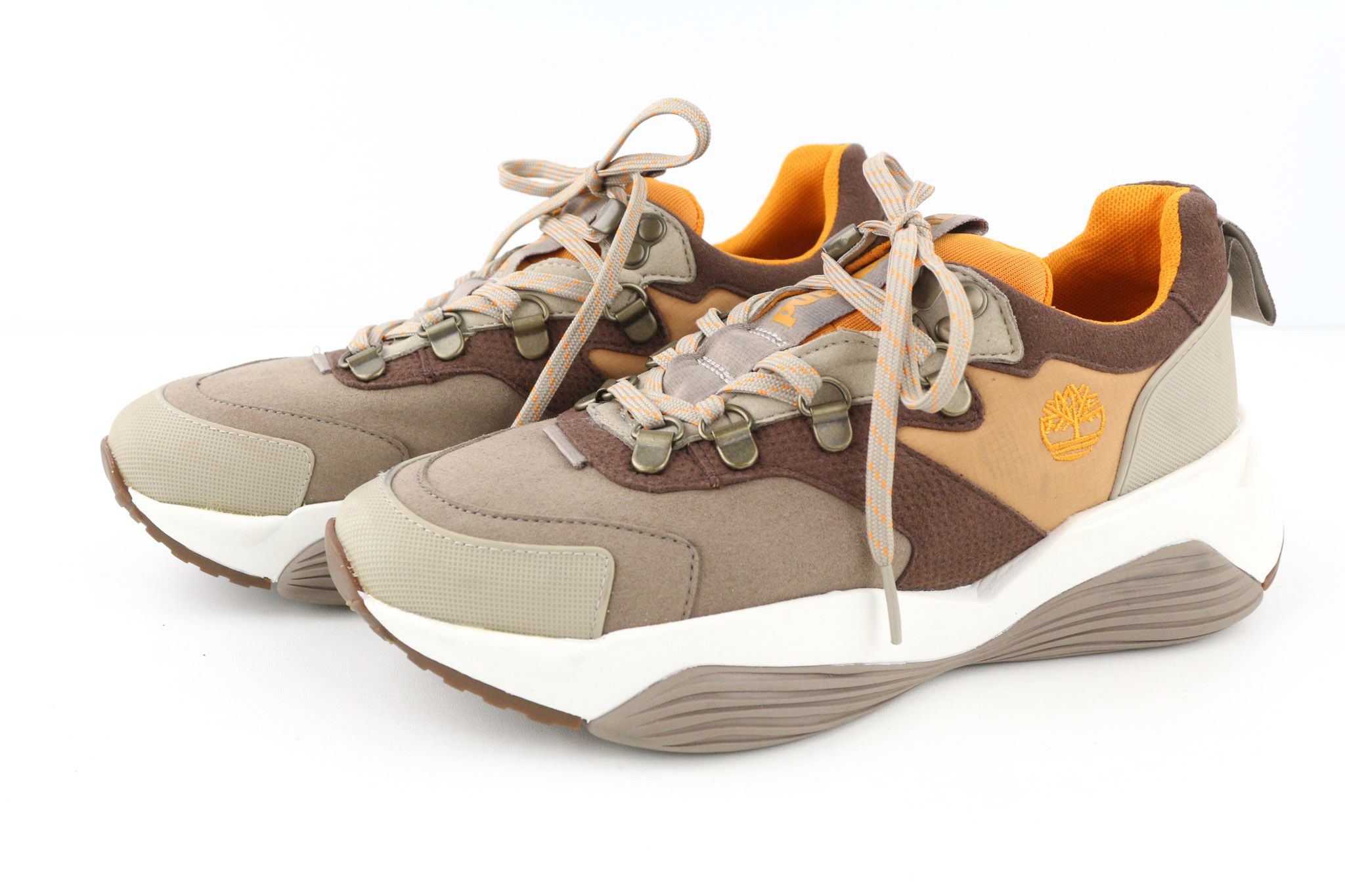 Timberland A1YDC-A5850 EU37.5/38 Brown Textile Trainers 80581 Size US 7.5 / IT 37.5 - 2 Thumbnail