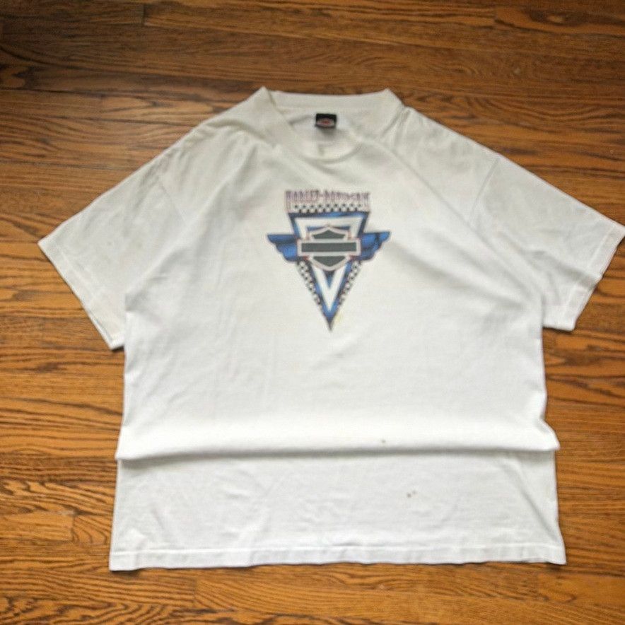 Japanese Brand insane vintage single stitch Harley-Davidson Graphic T-Shirt Size US XL / EU 56 / 4 - 1 Thumbnail