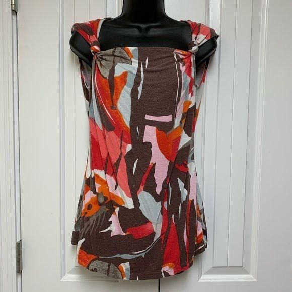 Other Tribal Abstract Print Cap Sleeveless Top Size S / US 4 / IT 40 - 1 Thumbnail