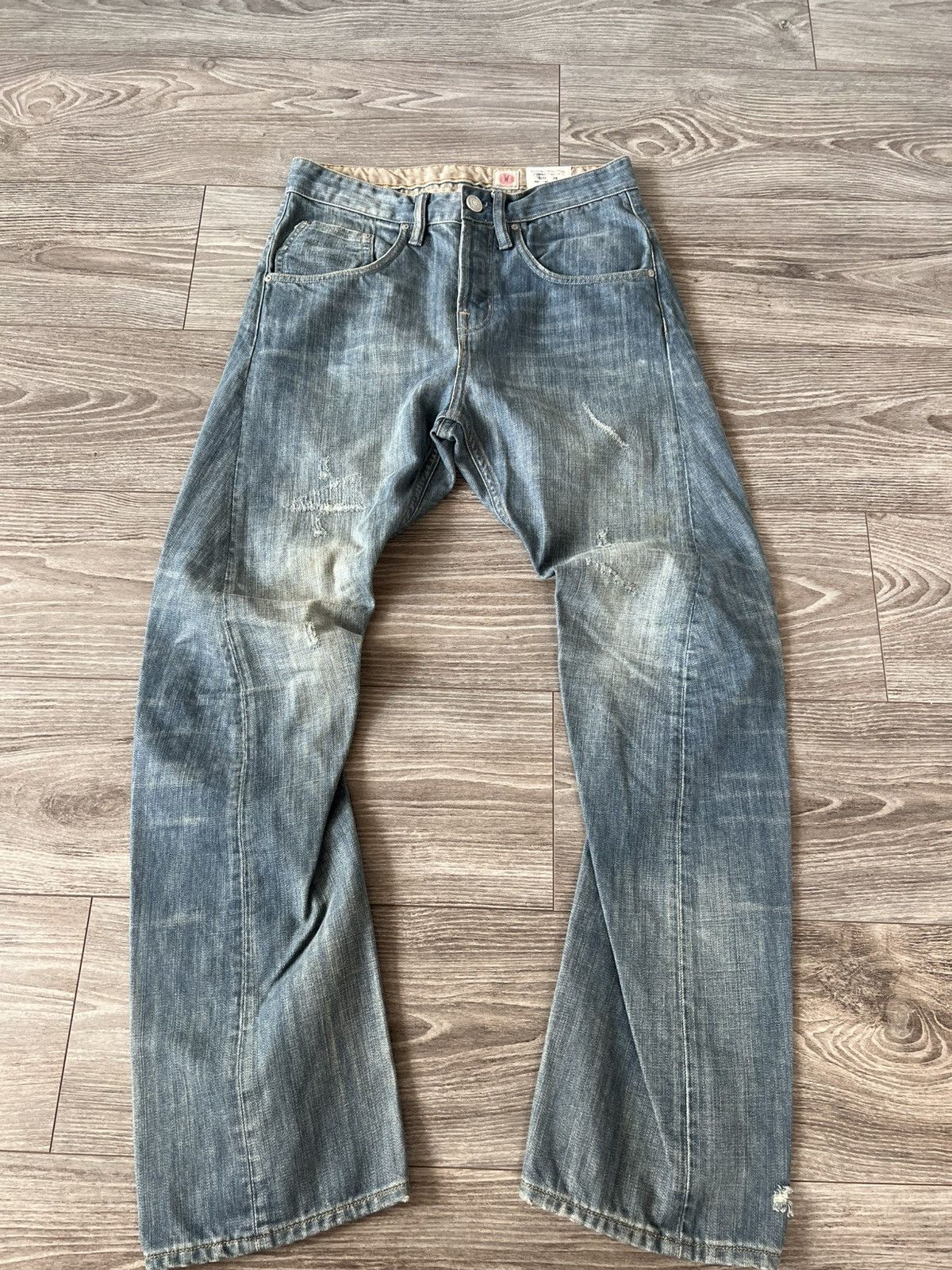 Allsaints Archival Allsaints Japan Denim Spitalfields Knees Jeans Size US 28 / EU 44 - 1 Thumbnail