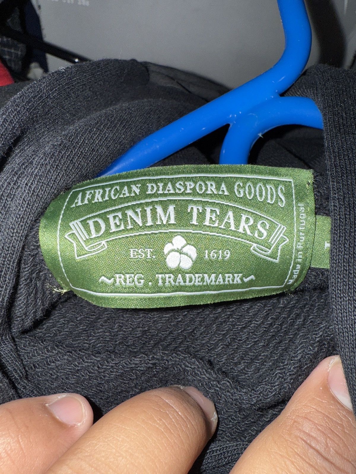 DENIM TEARS Denim Tears Monochrome Hoodie Size Large Size US L / EU 52-54 / 3 - 12 Thumbnail