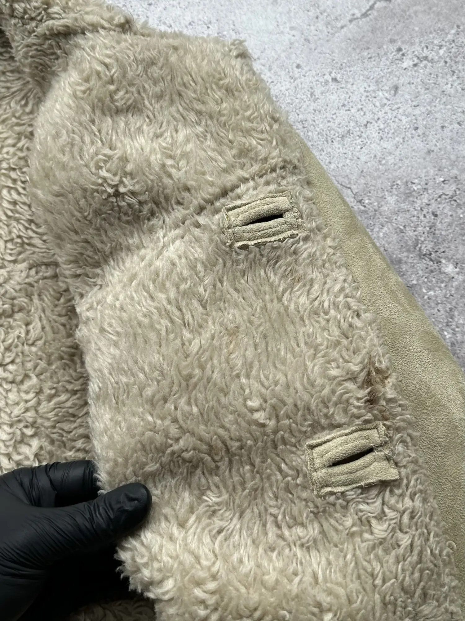 Japanese Brand Vintage Faux Sheepskin Coat C473(V41) Size US S / EU 44-46 / 1 - 8 Thumbnail