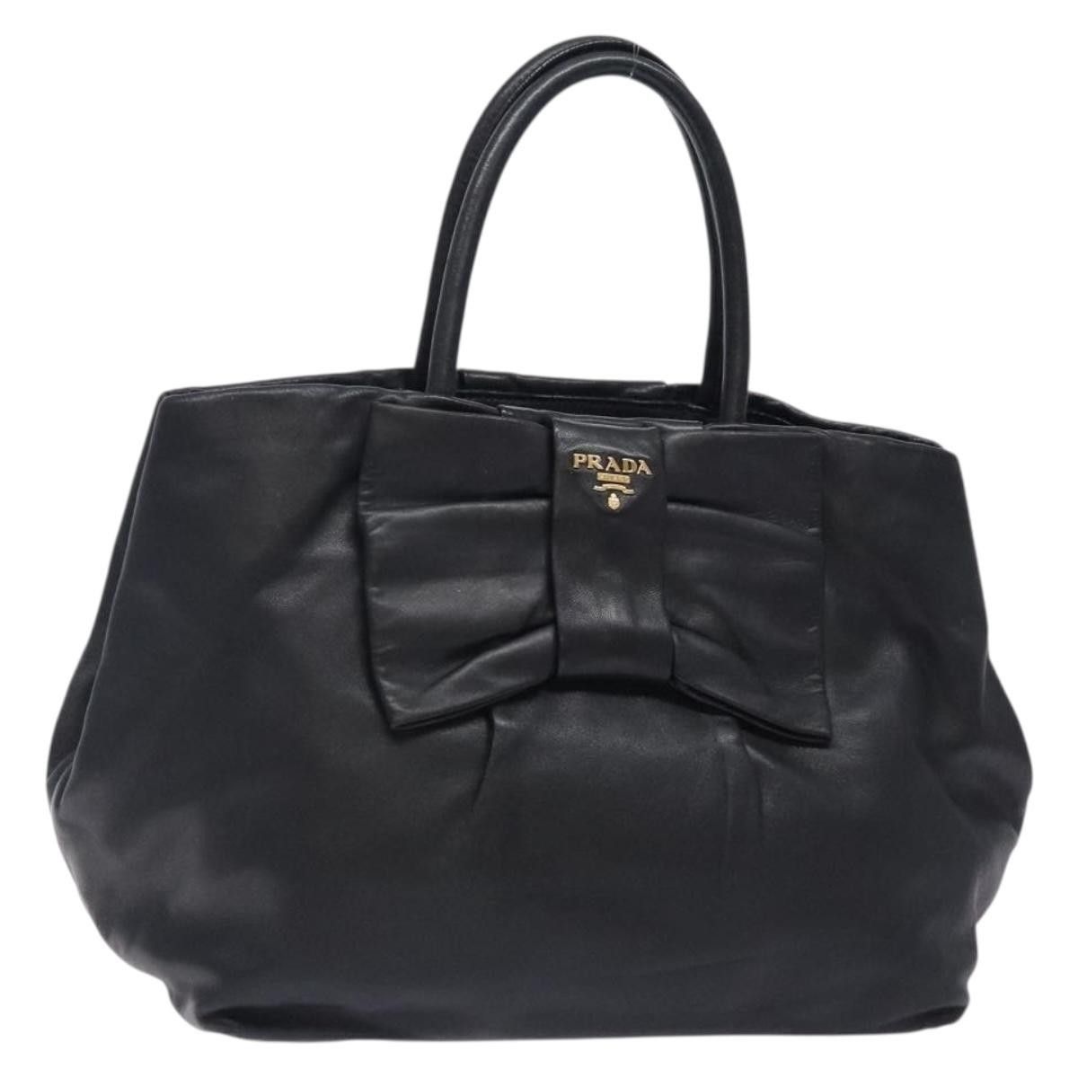 Prada Prada Bow Tote Leather Size ONE SIZE - 1 Thumbnail