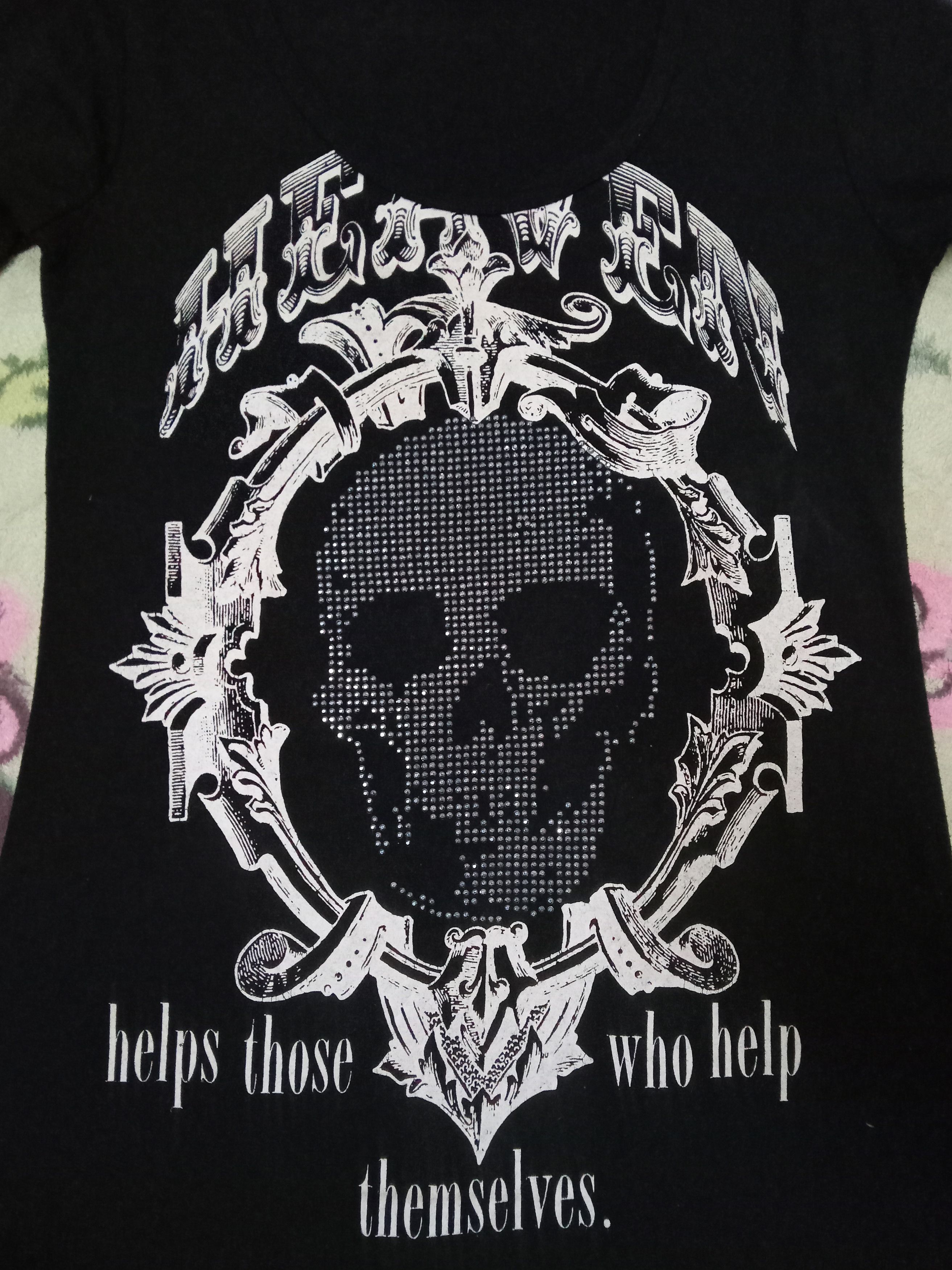 Other Sxc Gothic Punk Skull Heaven Top / Blouse Size M / US 6-8 / IT 42-44 - 6 Thumbnail