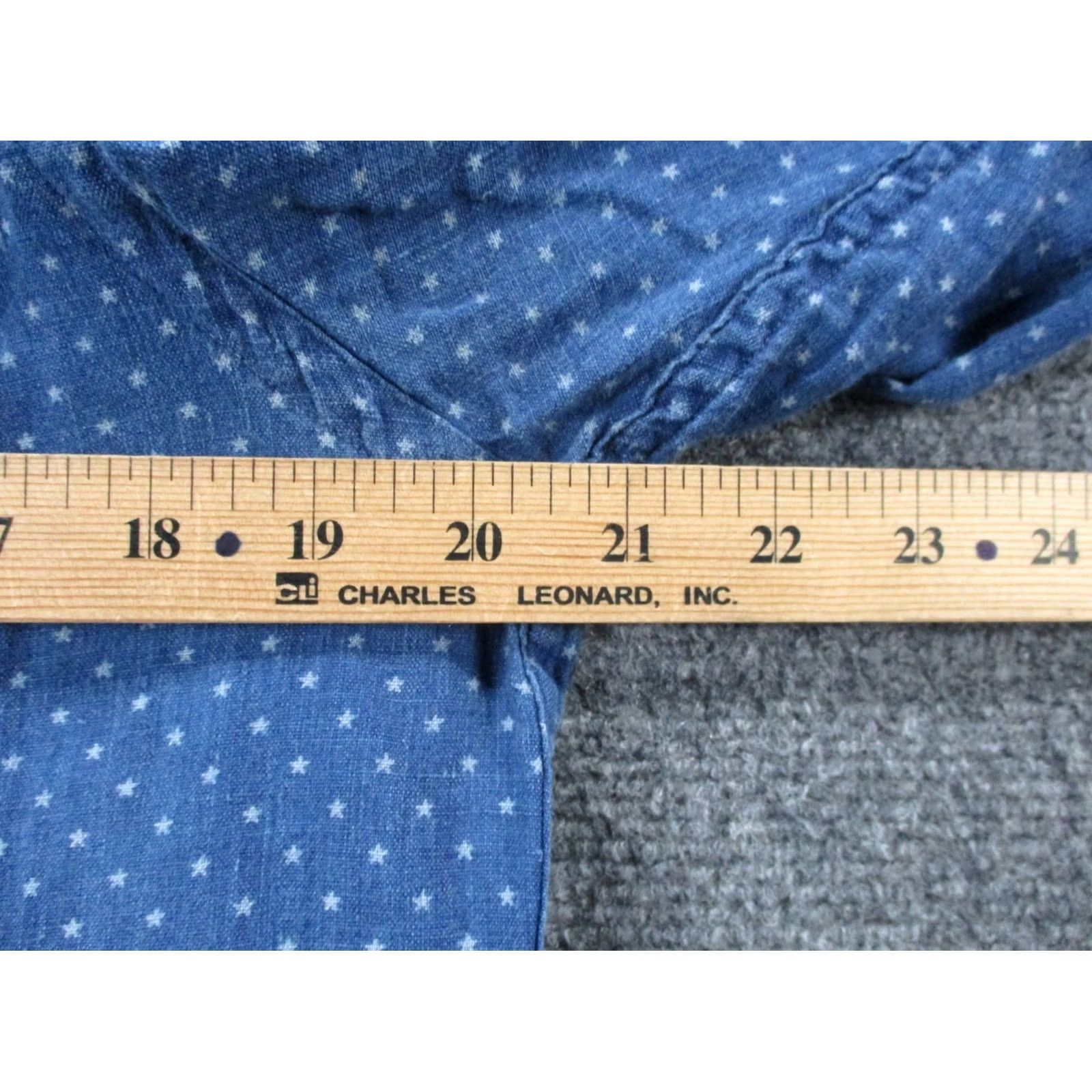Ralph Lauren Ralph Lauren Shirt Men S Blue Stars Linen Golf Casual Button-Up Size US S / EU 44-46 / 1 - 5 Thumbnail