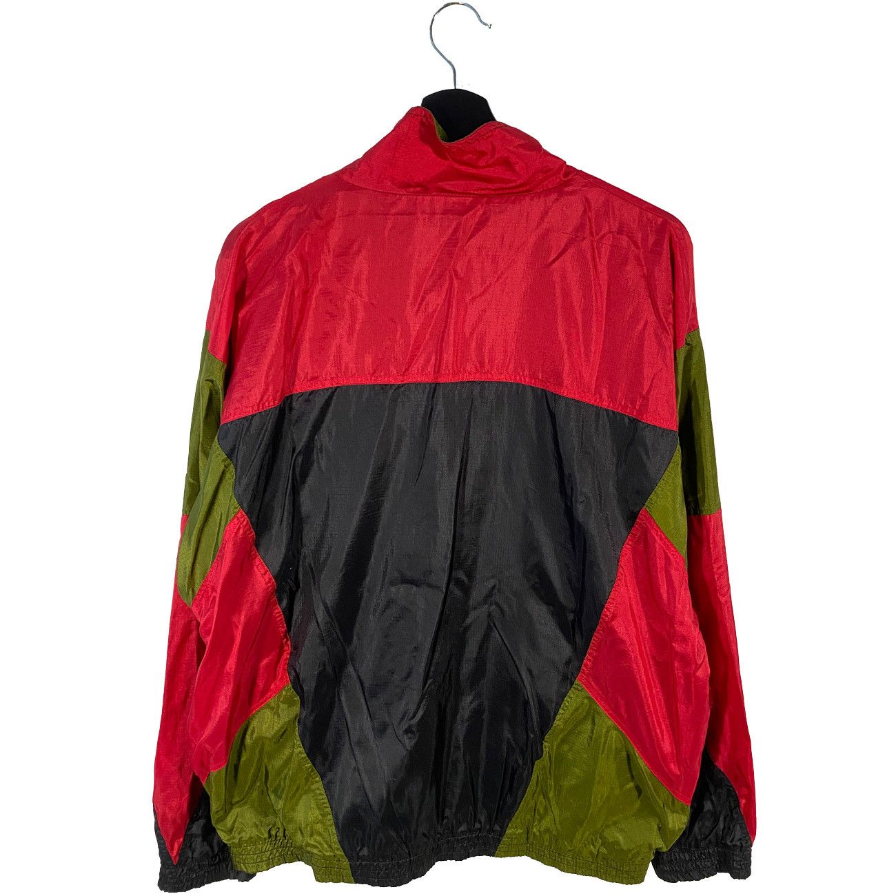 Nike 90's Nike Embroidered Logo Black Red & Green Zip Up Jacket Size US L / EU 52-54 / 3 - 2 Thumbnail