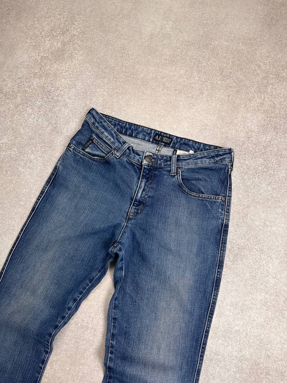 Armani × Vintage Vintage Armani Pocket Logo Baggy Jeans Y2K 31 Size US 31 - 4 Thumbnail
