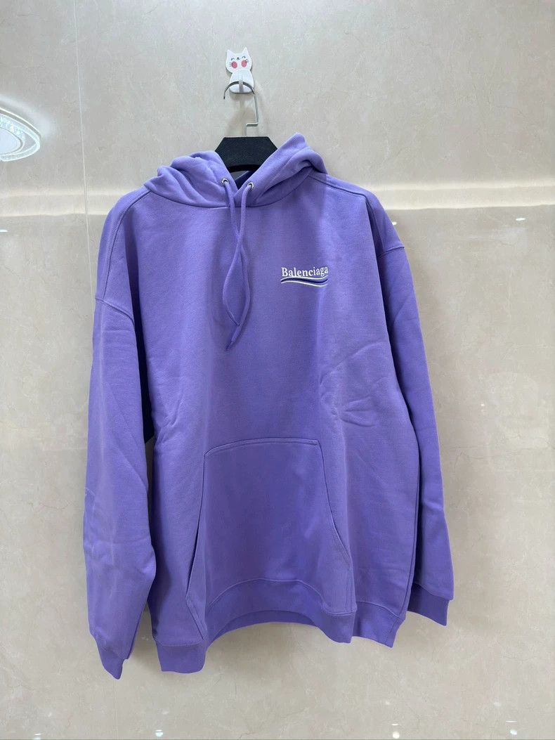 Balenciaga Balenciaga Purple Coke Hoodie Size US M / EU 48-50 / 2 - 1 Thumbnail