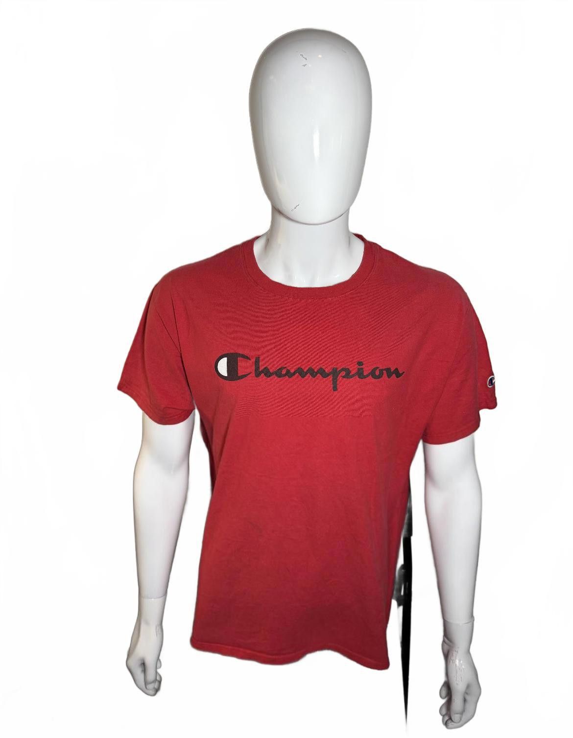 Champion Champion Red Graphic T-Shirt - Authentic Athletic Wear Size US L / EU 52-54 / 3 - 2 Thumbnail