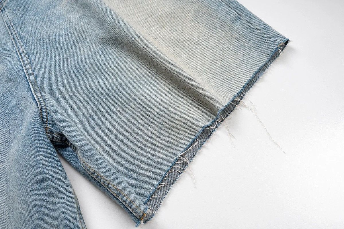 Japanese Brand Street washed hip hop skateboard denim shorts Size US 34 / EU 50 - 9 Thumbnail
