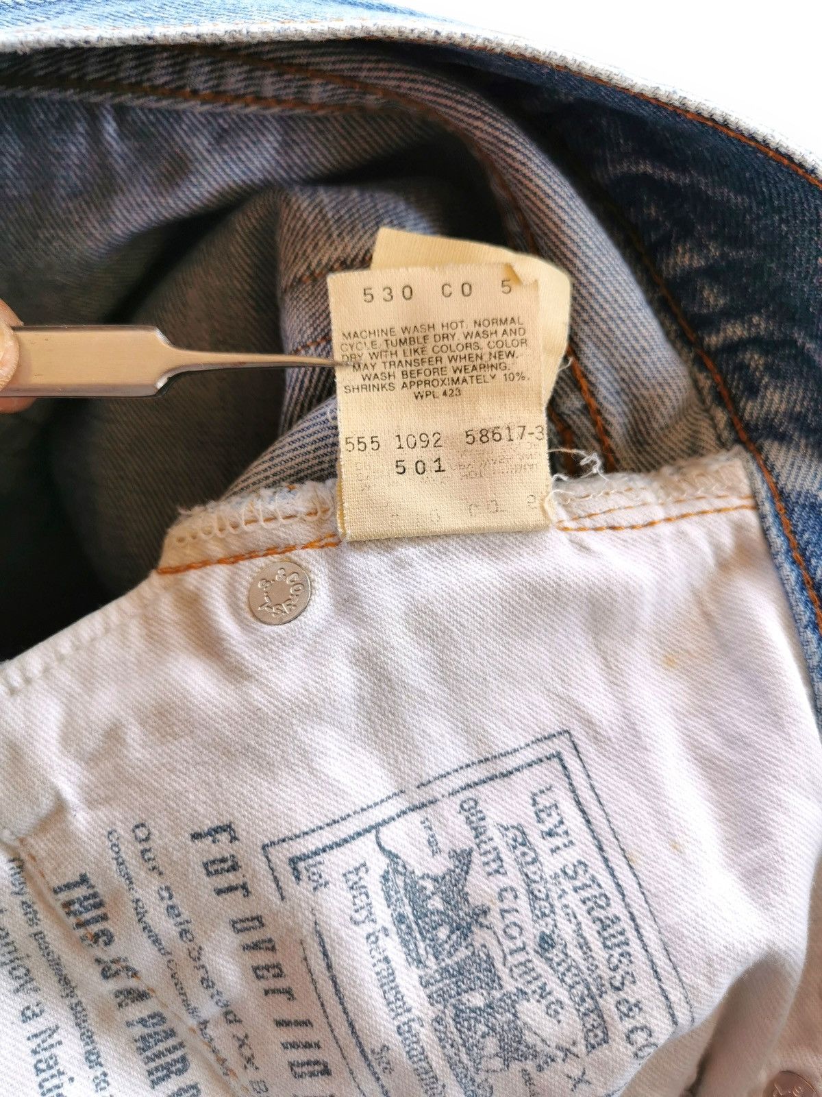 Levi's × Vintage Levis 501 Vintage Selvedge Usa w30” fit w28” Size US 28 / EU 44 - 14 Thumbnail