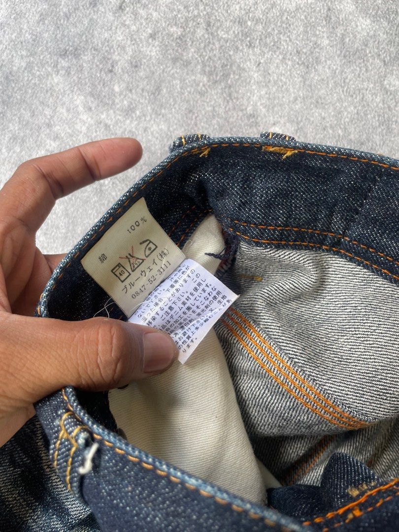 Japanese Brand × Vintage Blue Way Nippon Faded Wash Denim Pants Size US 32 / EU 48 - 6 Thumbnail