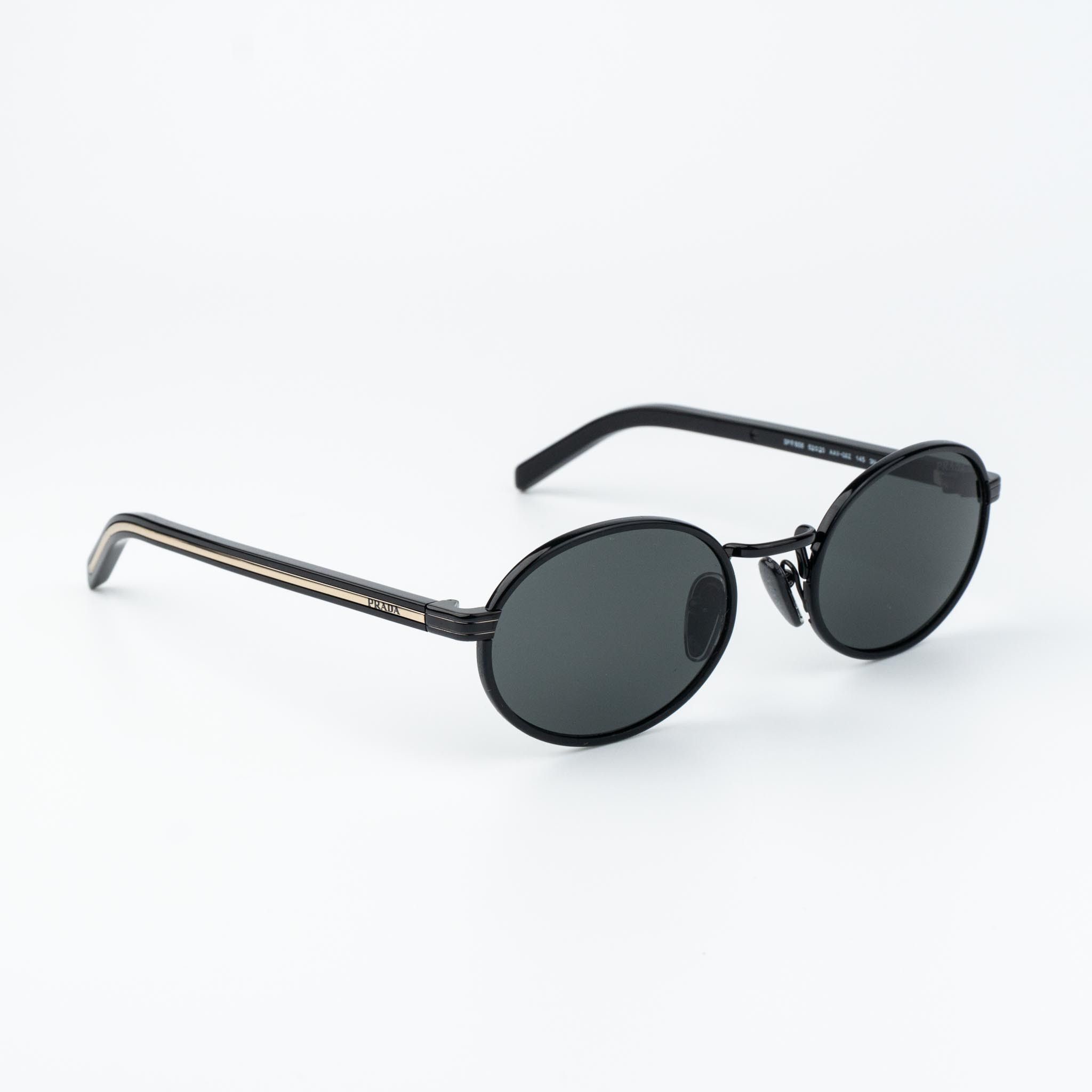 Prada Prada Women Sunglasses Oval PRB56S AAV08Z NEW AUTHENTIC Size ONE SIZE - 2 Thumbnail
