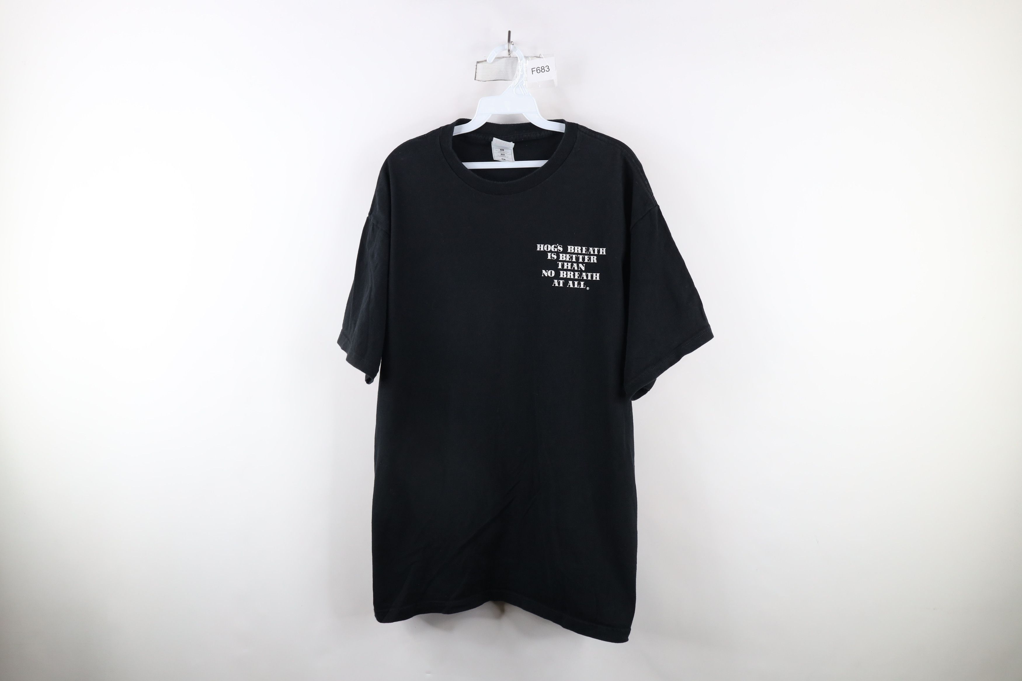 Vintage Vintage Spell Out Hogs Breath Saloon Short Sleeve T-Shirt Size US XL / EU 56 / 4 - 1 Thumbnail