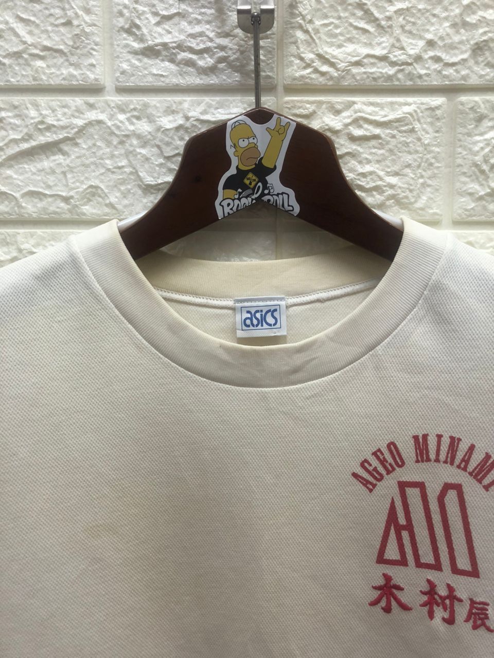 Asics Vintage ageo minami By Asics Big Logo Tee Size US L / EU 52-54 / 3 - 3 Thumbnail