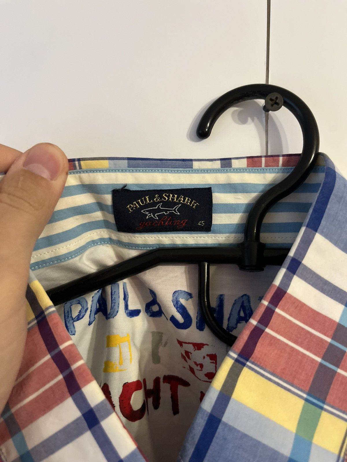 Paul & Shark Paul & Shark Luxury Plaid Cotton Long Sleeve Shirt Button Up Size US XXL / EU 58 / 5 - 8 Thumbnail