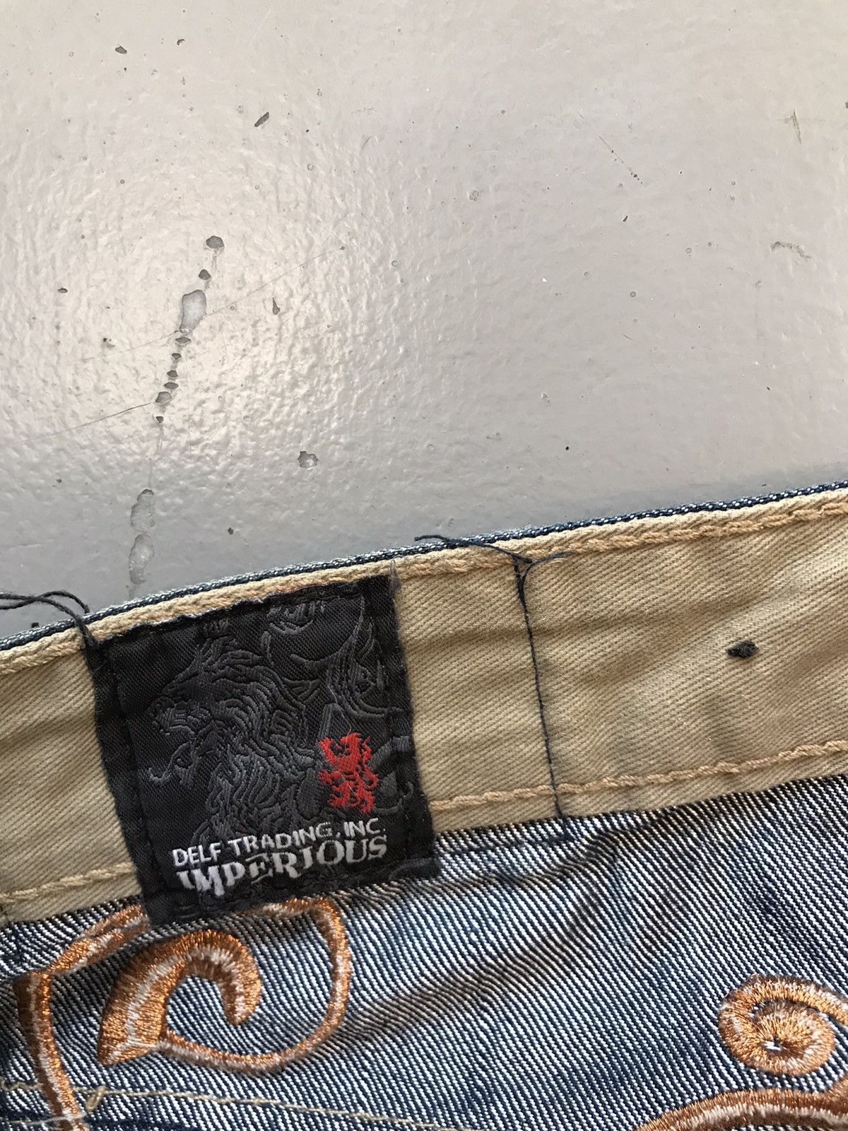 Imperious × Vintage Vintage imperious wings printed embroidered denim Size US 42 / EU 58 - 9 Thumbnail