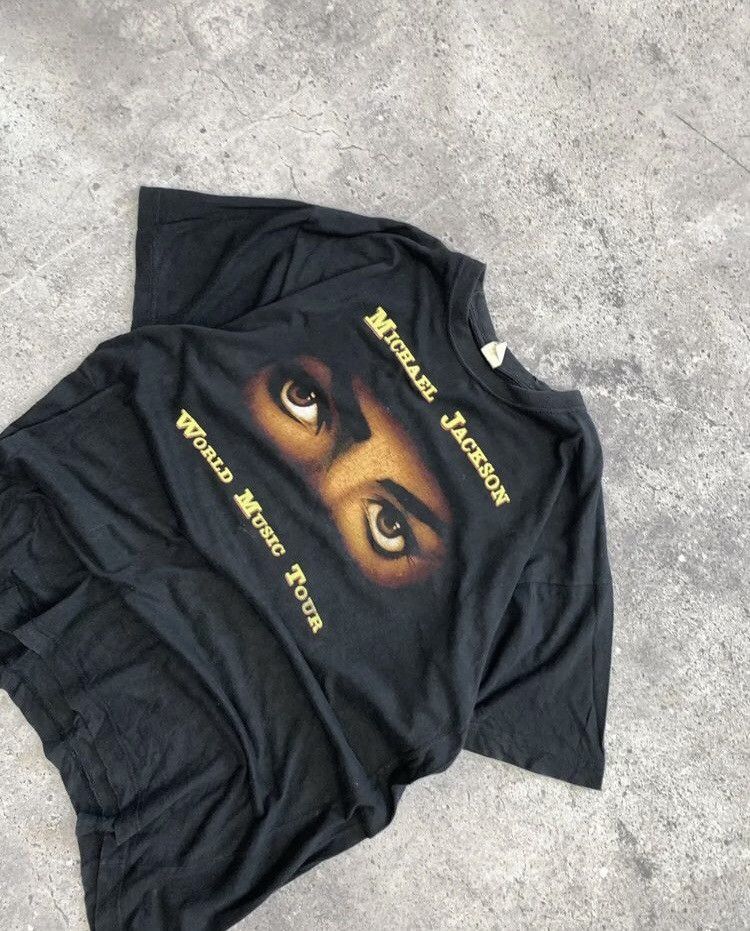 Band Tees × Michael Jackson × Vintage Micheal Jackson Dangerous World Tour 1992-93 Size US XL / EU 56 / 4 - 3 Thumbnail