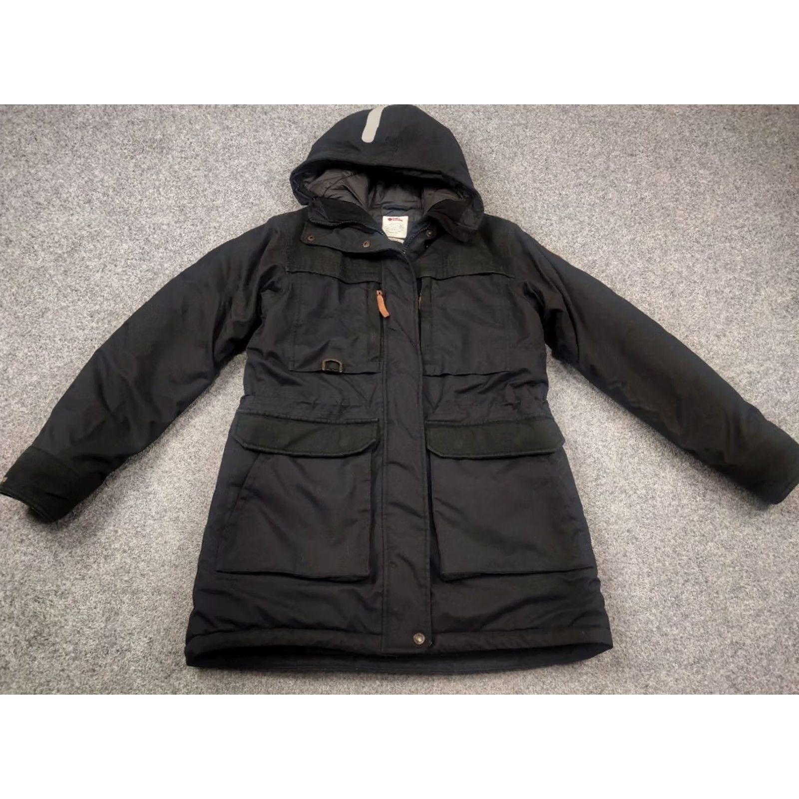 Vintage VINTAGE Fjällräven Polar Guide Black Canvas G 1000 Hydratic Womens Padded Parka Jacket Size S / US 4 / IT 40 - 4 Thumbnail