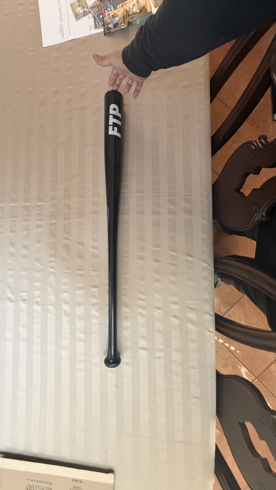 Fuck The Population FTP ENGRAVED LOGO WOOD BAT Size ONE SIZE - 4 Thumbnail