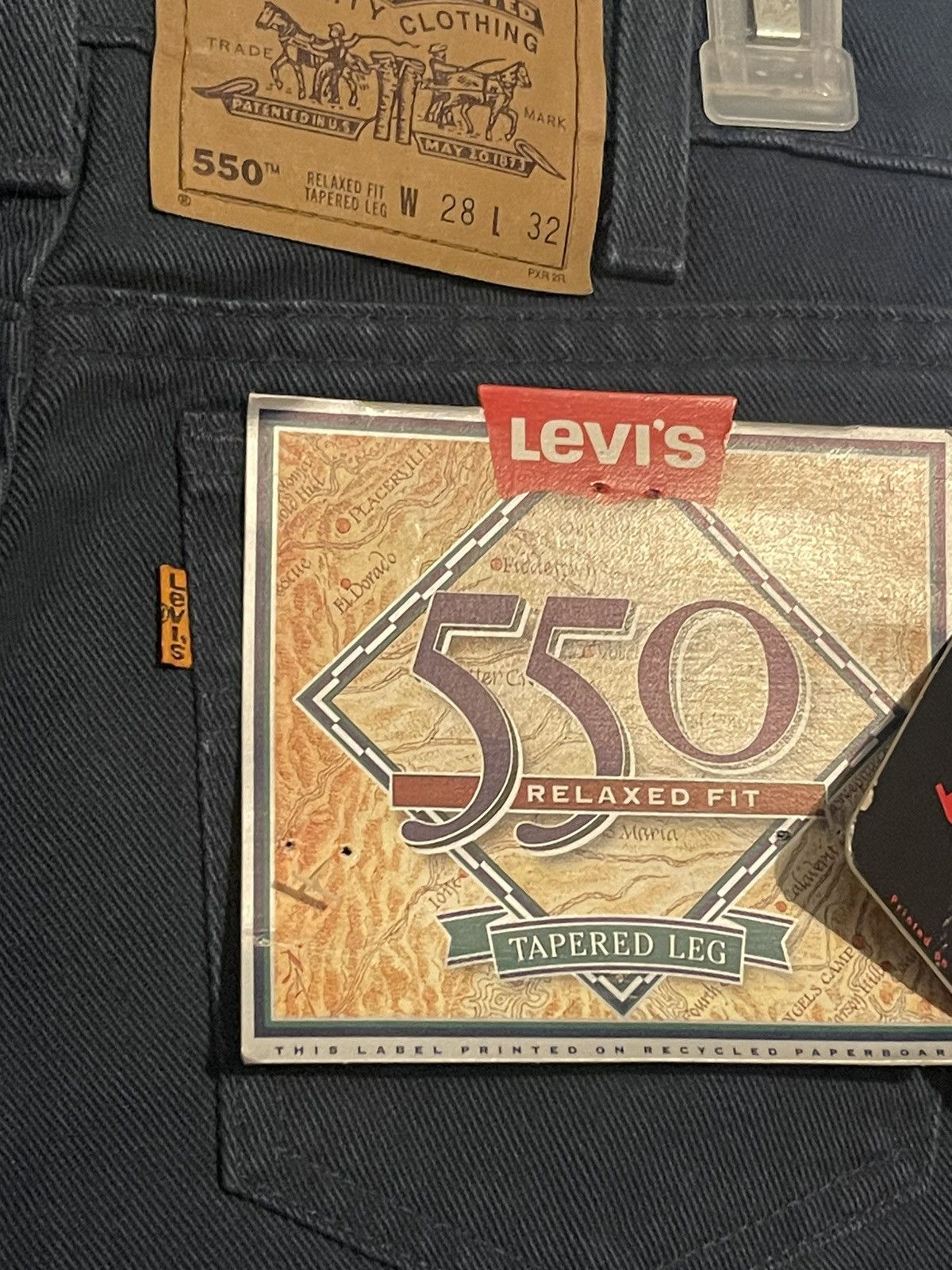 Levi's × Vintage 1994 Deadstock Orange Tabs Levi’s Pants Size US 28 / EU 44 - 3 Thumbnail