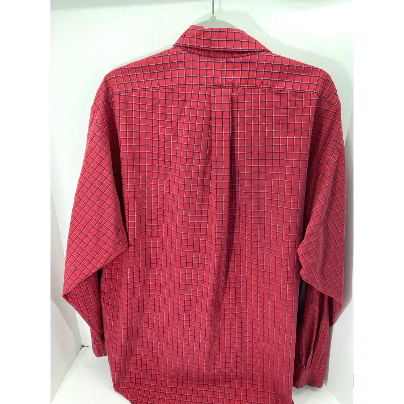 Ralph Lauren VINTAGE Ralph Lauren Blake Shirt Men XL Red Check Button Long Sleeve Cotton VTG Mens XL Red Check Shirt Size US XL / EU 56 / 4 - 6 Thumbnail