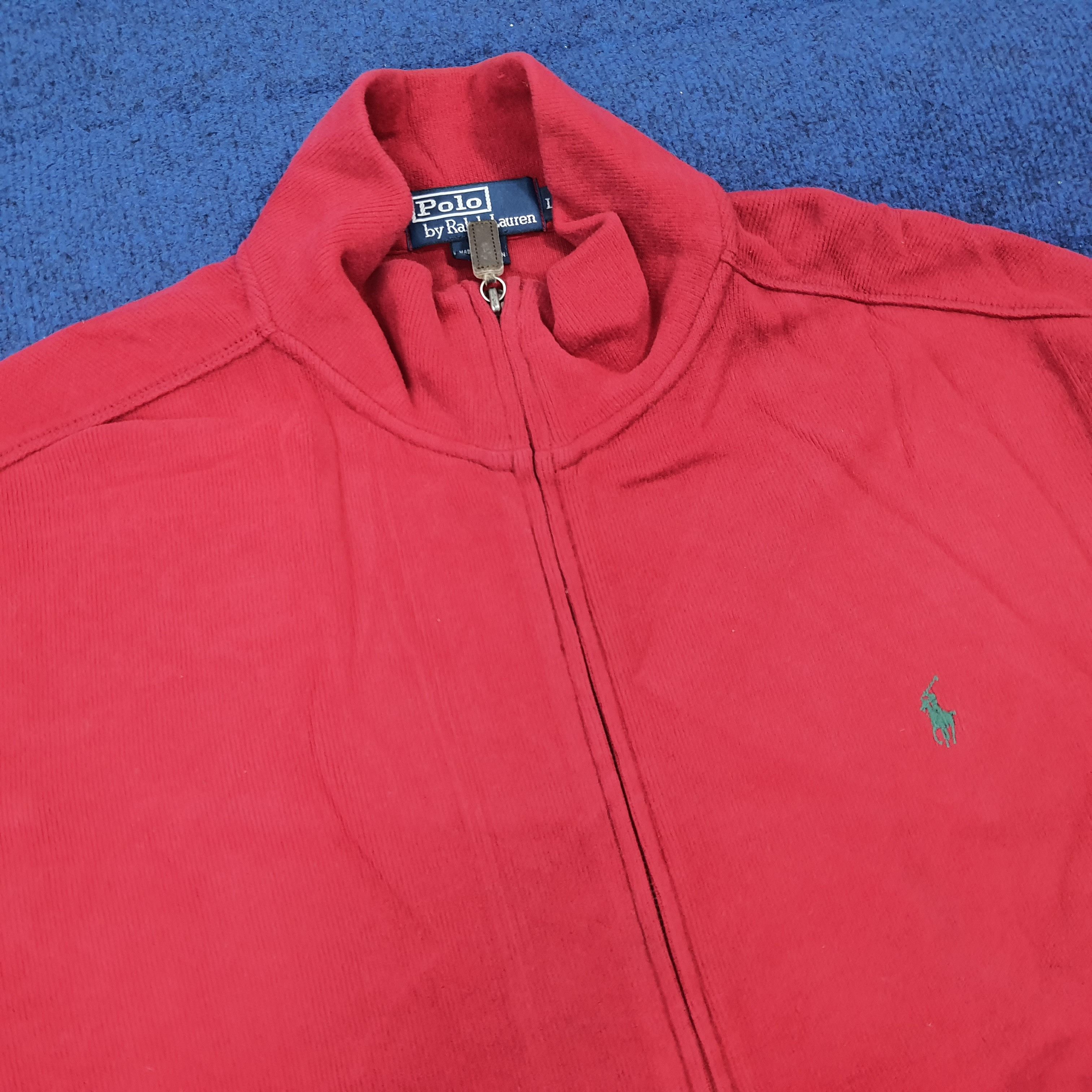 Polo Ralph Lauren Vintage Polo Ralph Lauren Corduroy Zipper Sweatshirt C275N1 Size US XL / EU 56 / 4 - 2 Thumbnail