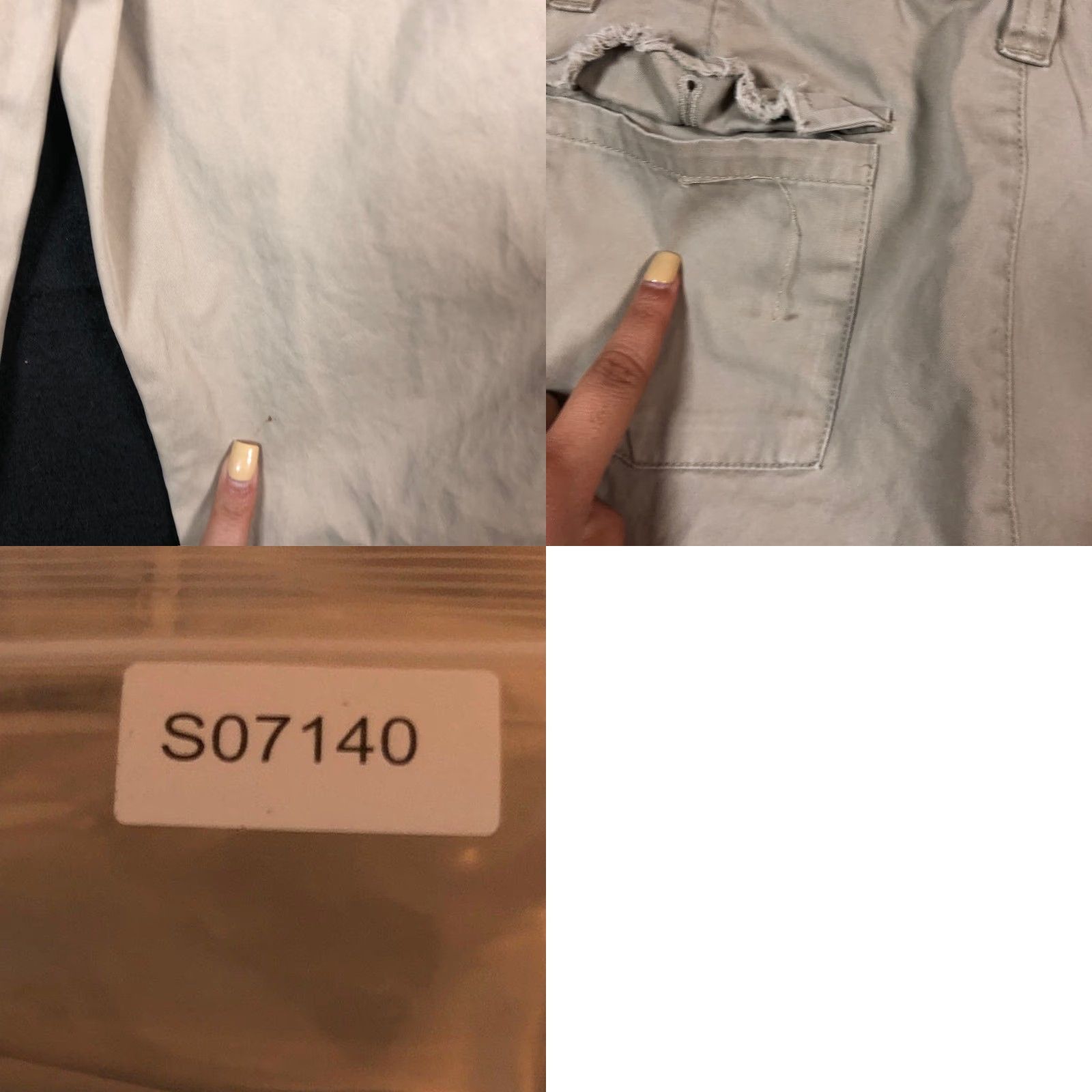 Eddie Bauer Eddie Bauer Womens Chinos Pants Tan Mid Rise Wide 100% Cotton Size 32" / US 10 / IT 46 - 9 Thumbnail