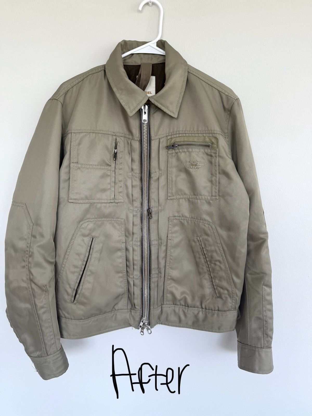 Diesel Diesel Vintage Military Nylon Utility Jacket Size US M / EU 48-50 / 2 - 9 Thumbnail