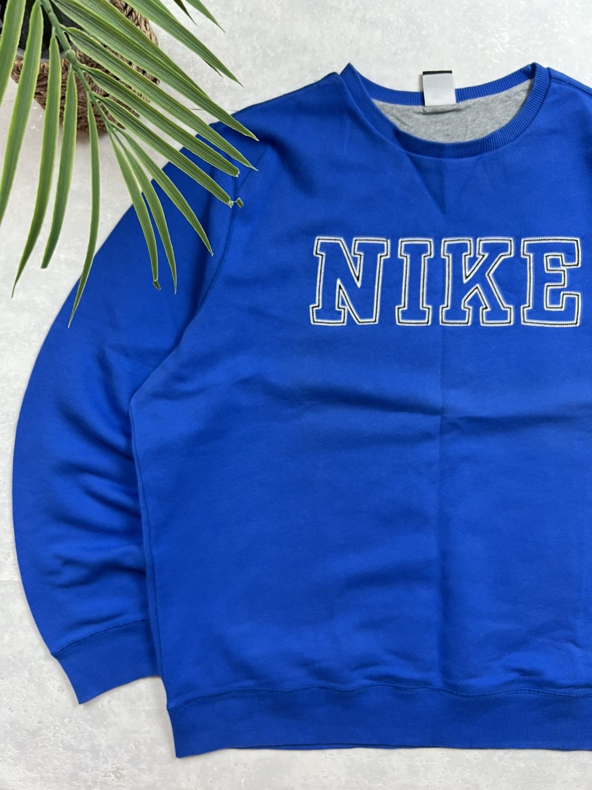 Nike 00s Nike Embroidered Logo Spellout Vintage Y2K Sweatshirt Size US XL / EU 56 / 4 - 2 Thumbnail