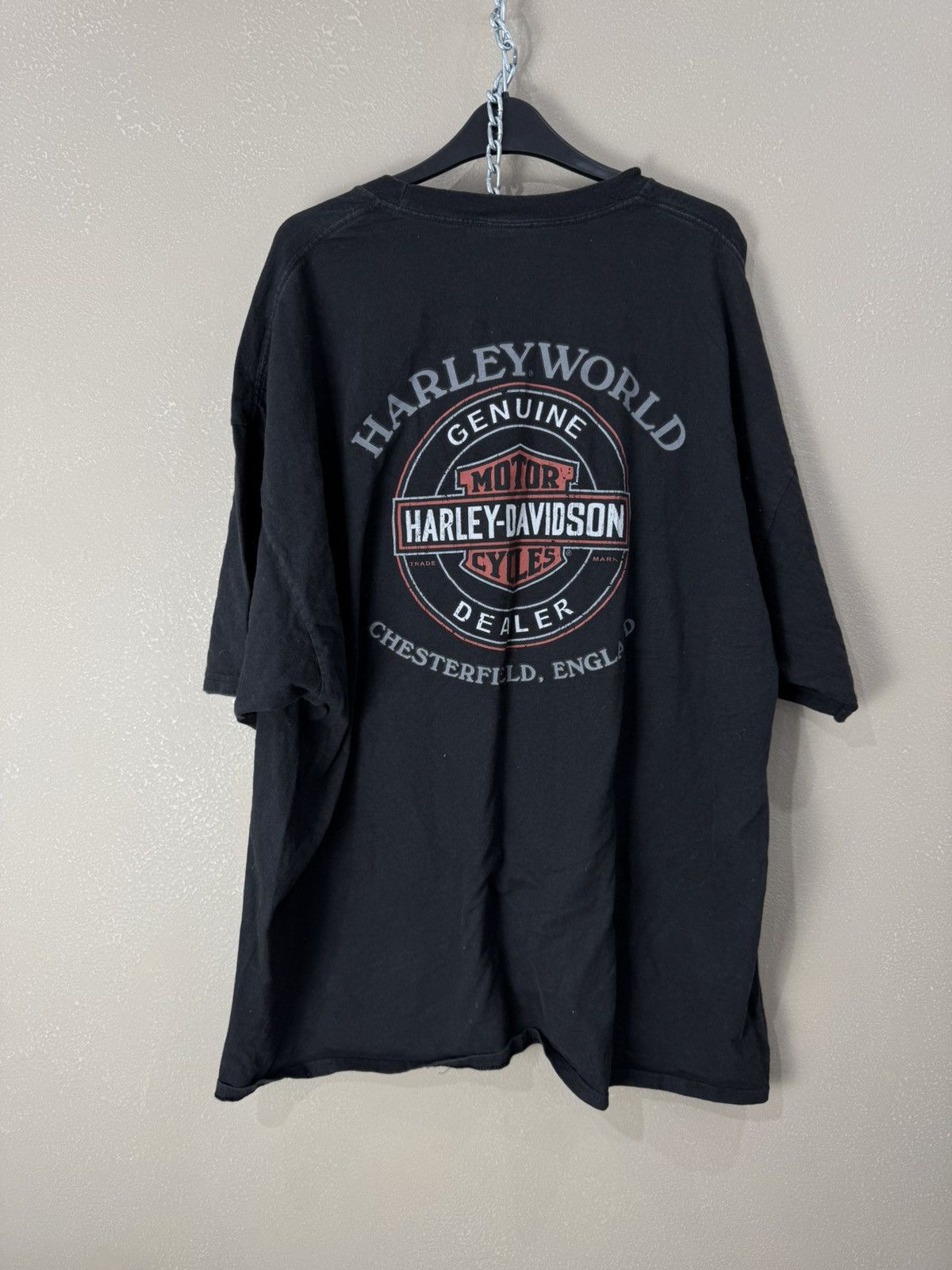 Harley Davidson Vintage Harley Davidson Tshirt 3D Emblem skull tee rare Size US XXL / EU 58 / 5 - 2 Thumbnail
