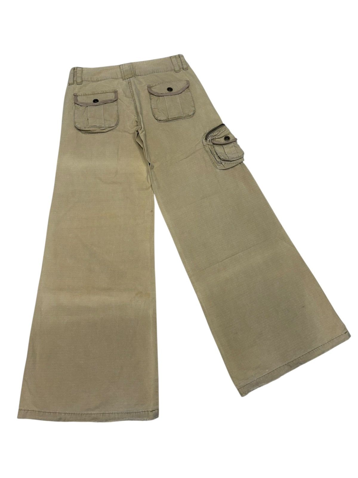 GOA 🔥G.O.A SUPER FLARED PARACHUTE PANTS CARGO LOW RISE Size US 28 / EU 44 - 7 Thumbnail