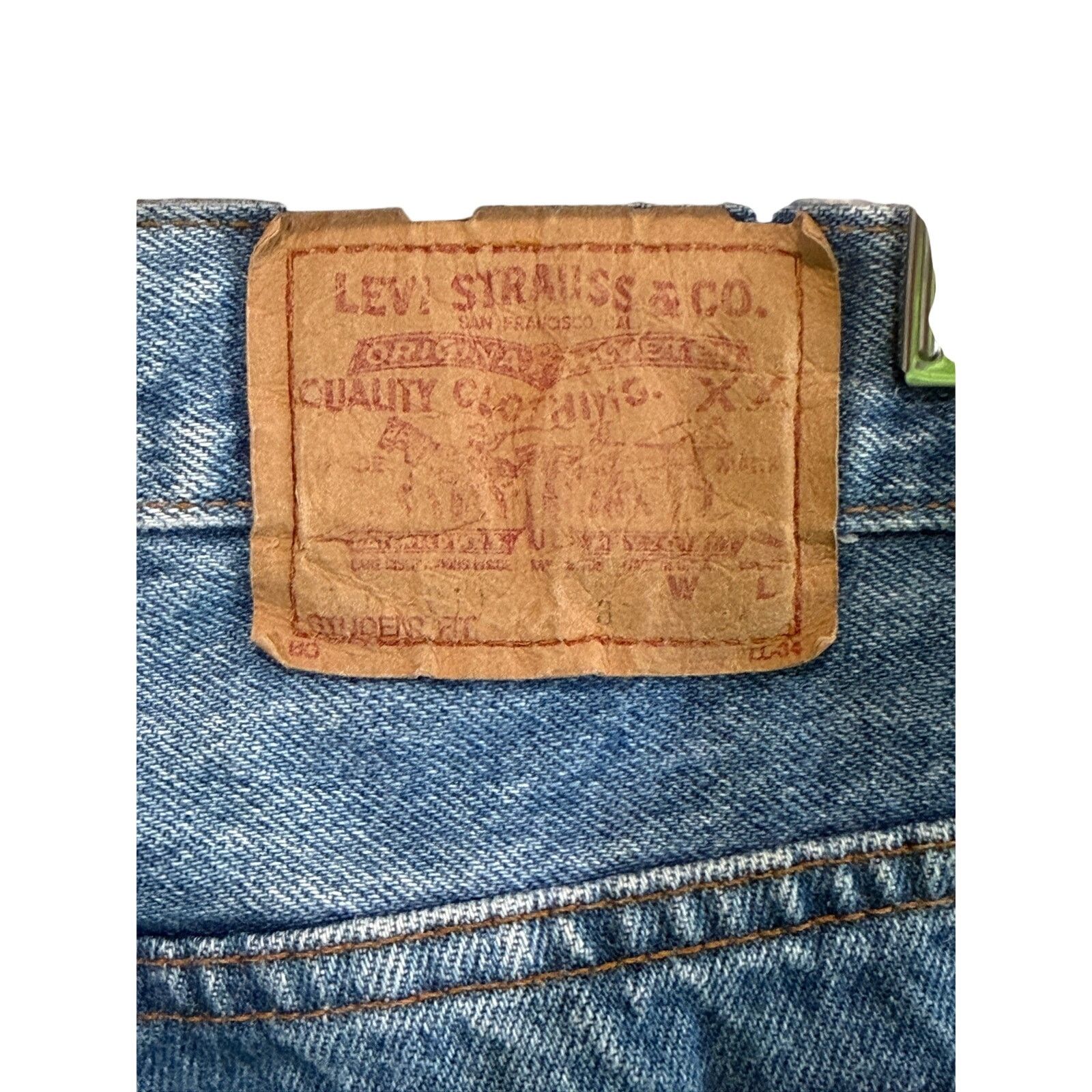 Levi's Vintage Levi’s 501 Jeans USA Made 30x28 Button Fly Red Tab Size US 30 / EU 46 - 7 Thumbnail