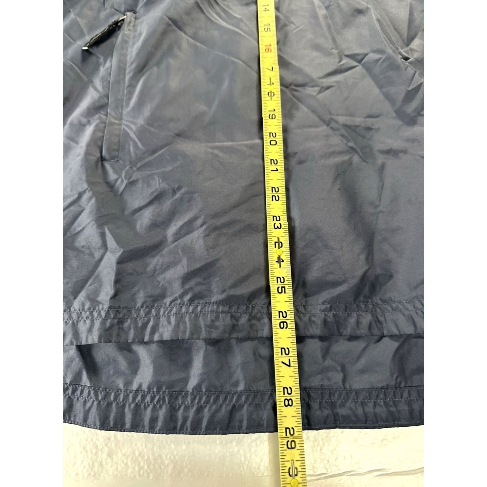 Nike VINTAGE Nike Anorak Jacket Mens Large Navy Y2K Swoosh Hooded Fleece Pullover Size US L / EU 52-54 / 3 - 7 Thumbnail