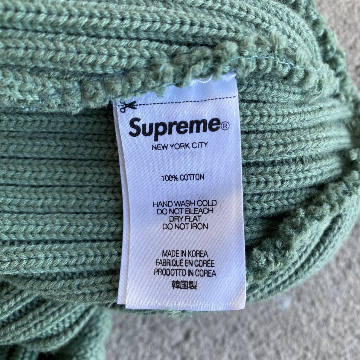 Supreme Supreme Overdye Beanie Green 2022 Size ONE SIZE - 4 Thumbnail