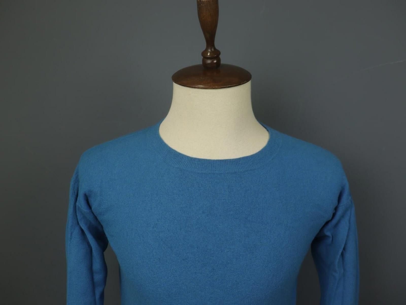 Maison Margiela MM6 Maison Margiela Blue Pullover Sweater Size L Size L / US 10 / IT 46 - 8 Thumbnail