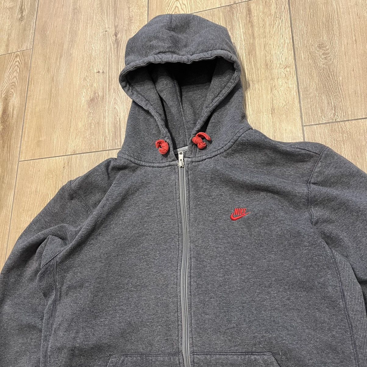 Other Vintage 00’s Nike Full Zip Small Logo Grey Hoodie Size US XL / EU 56 / 4 - 2 Thumbnail
