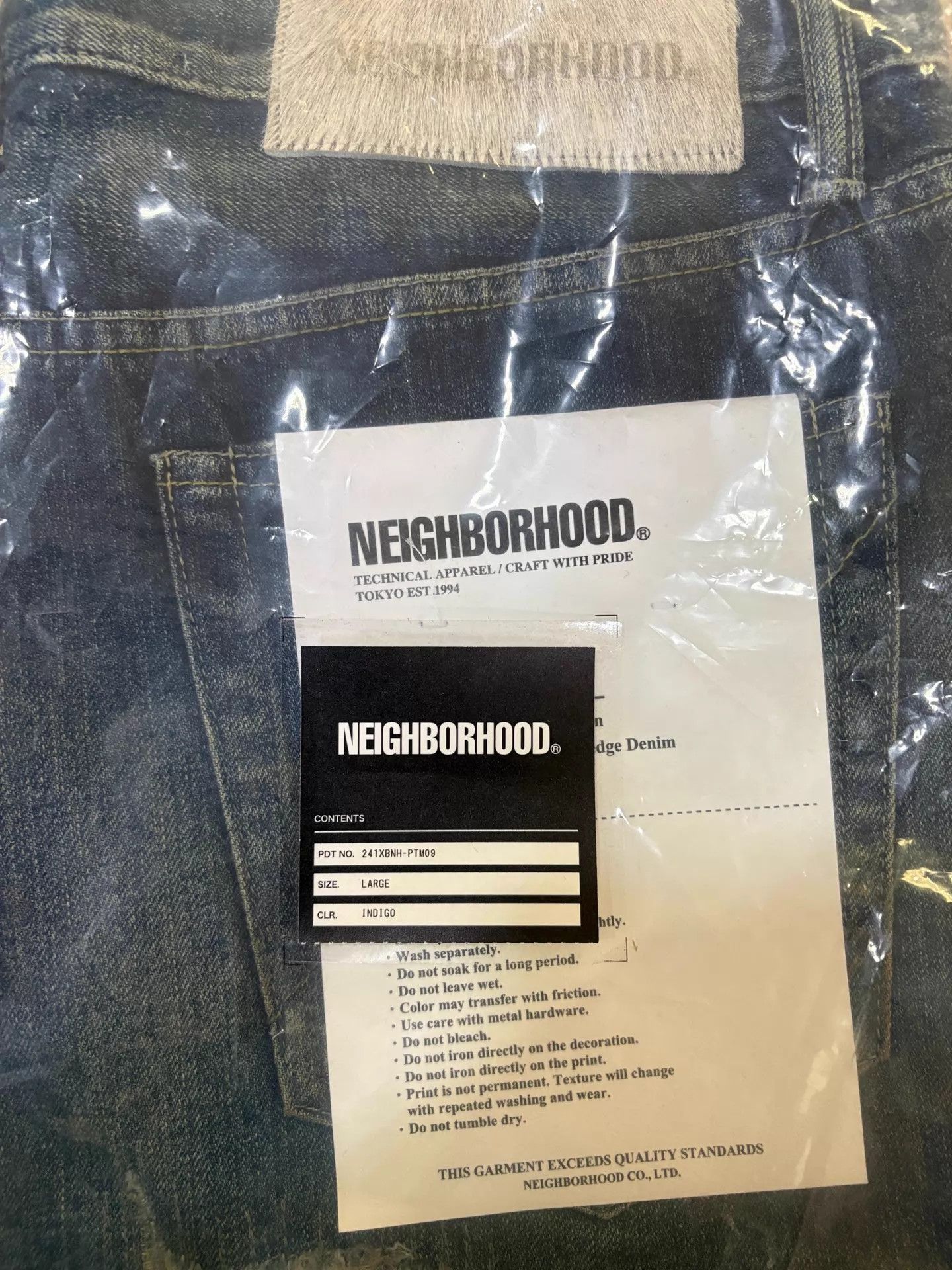Neighborhood Neighborhood 24SS Mud Dye Washed Distressed Cut Jeans L Size US 34 / EU 50 - 9 Thumbnail