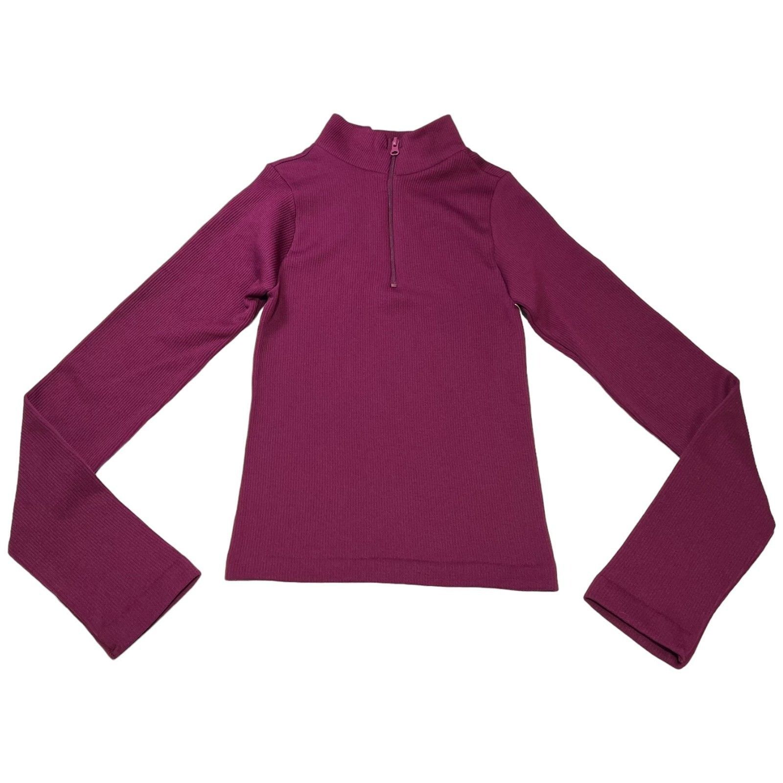 rue21 Rue 21 - Women's 1/2 Zip Long Sleeve Shirt - Purple - Extra Size XS / US 0-2 / IT 36-38 - 1 Thumbnail